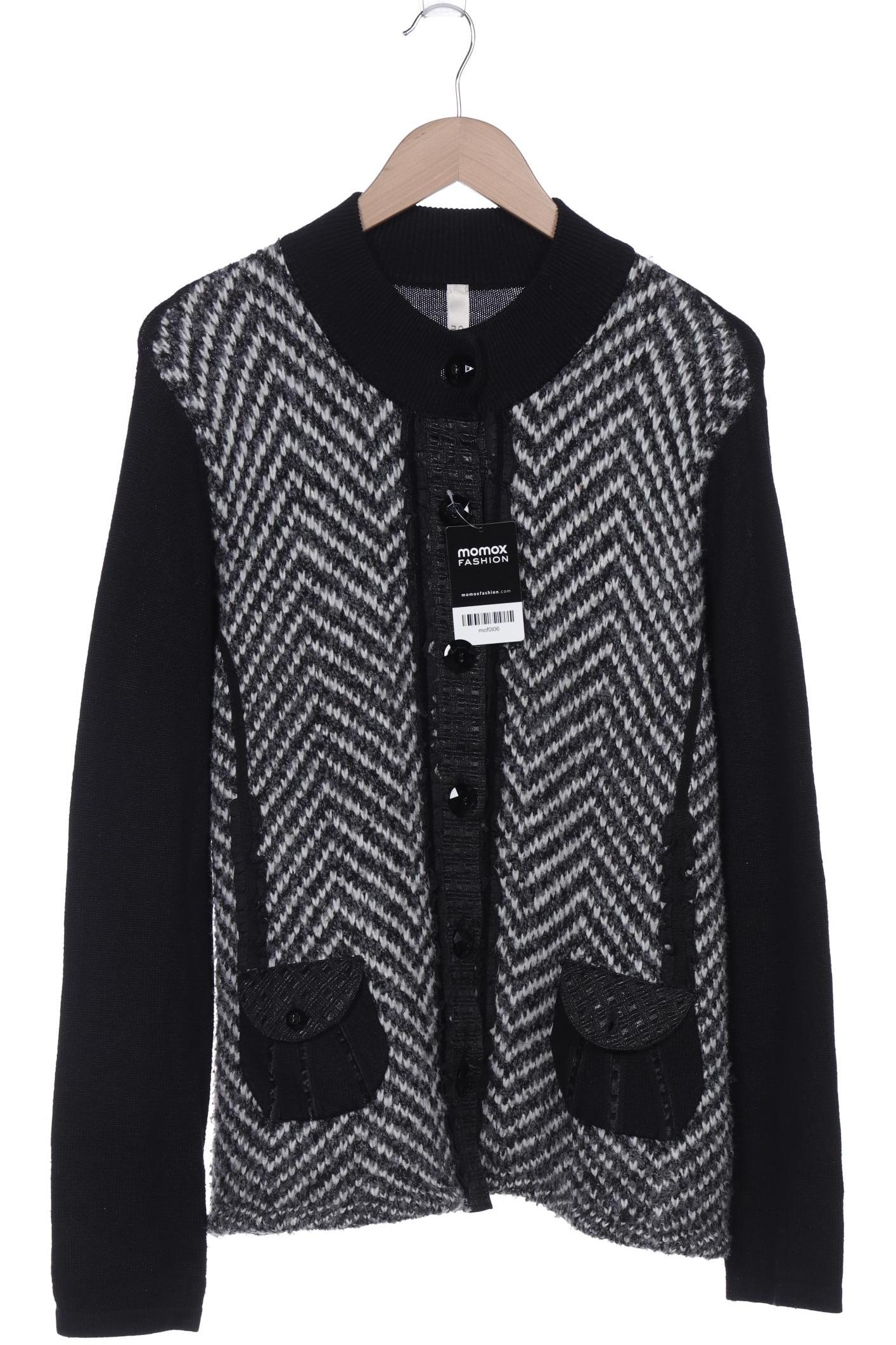 

Oui Damen Strickjacke, schwarz, Gr. 44