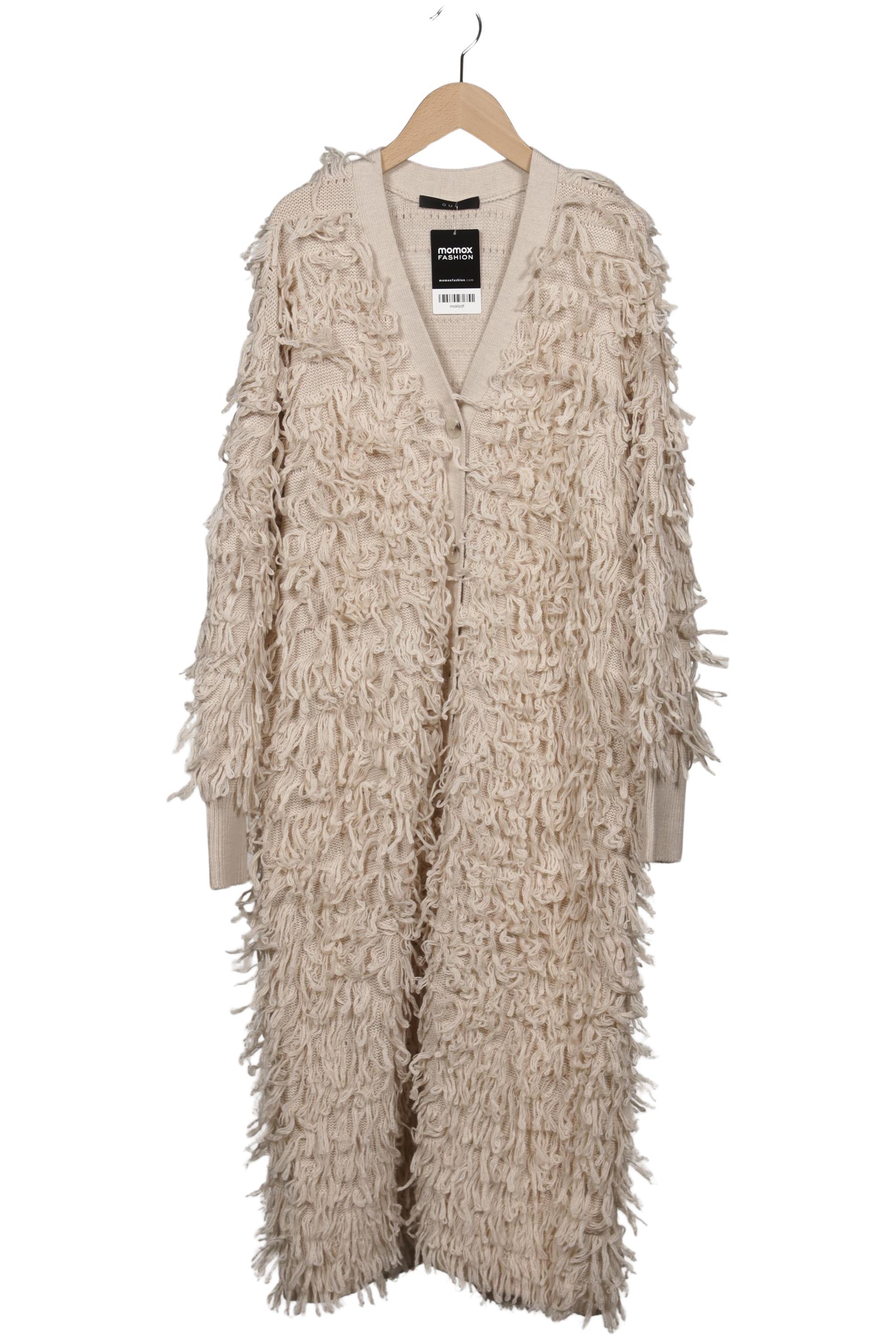 

Oui Damen Strickjacke, beige, Gr. 40