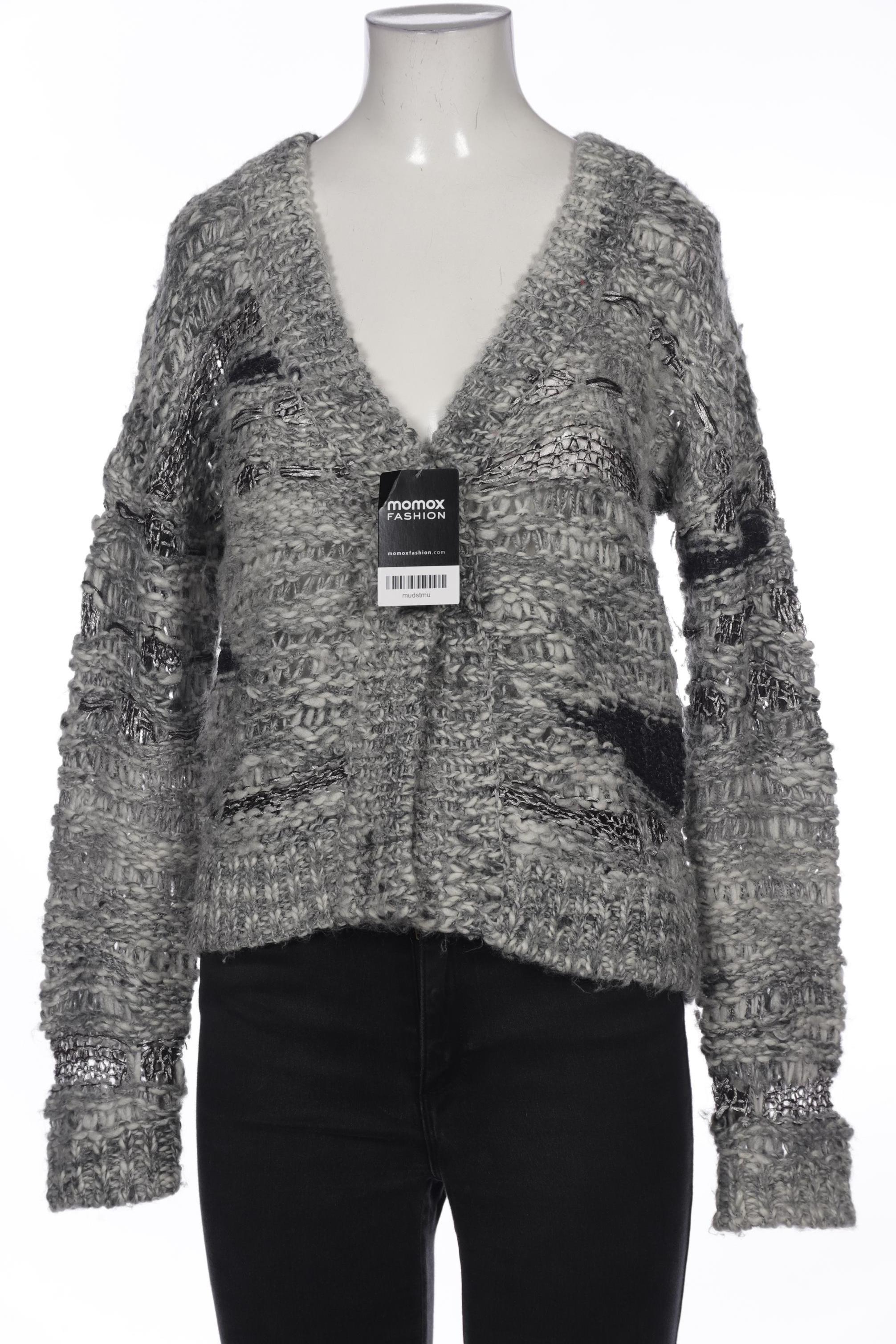 

Oui Damen Strickjacke, grau