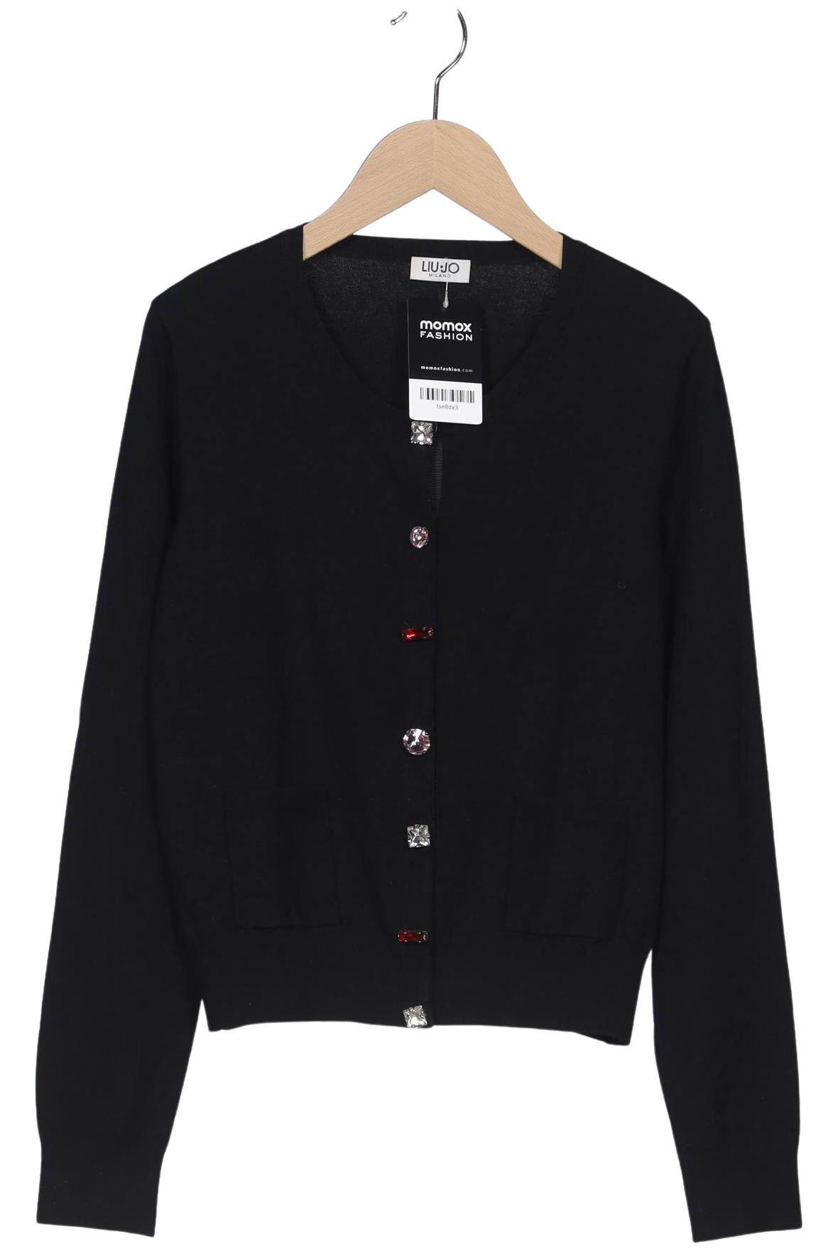 

Oui Damen Strickjacke, schwarz, Gr. 36