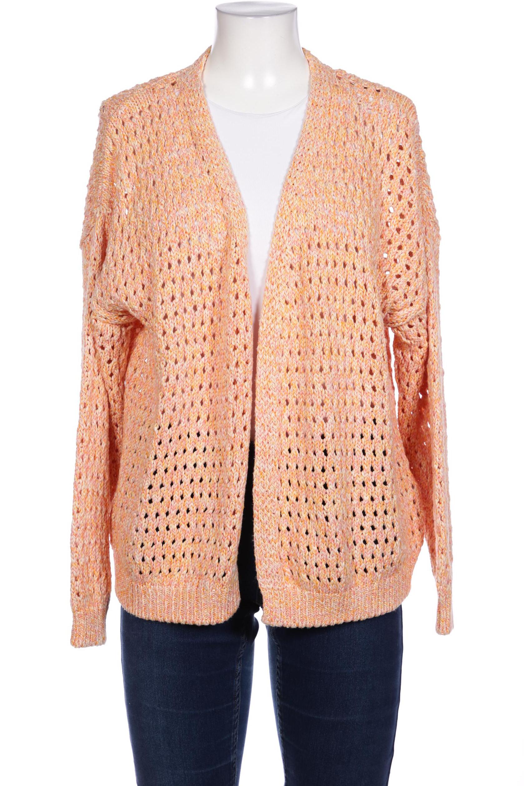 

Oui Damen Strickjacke, orange, Gr. 44