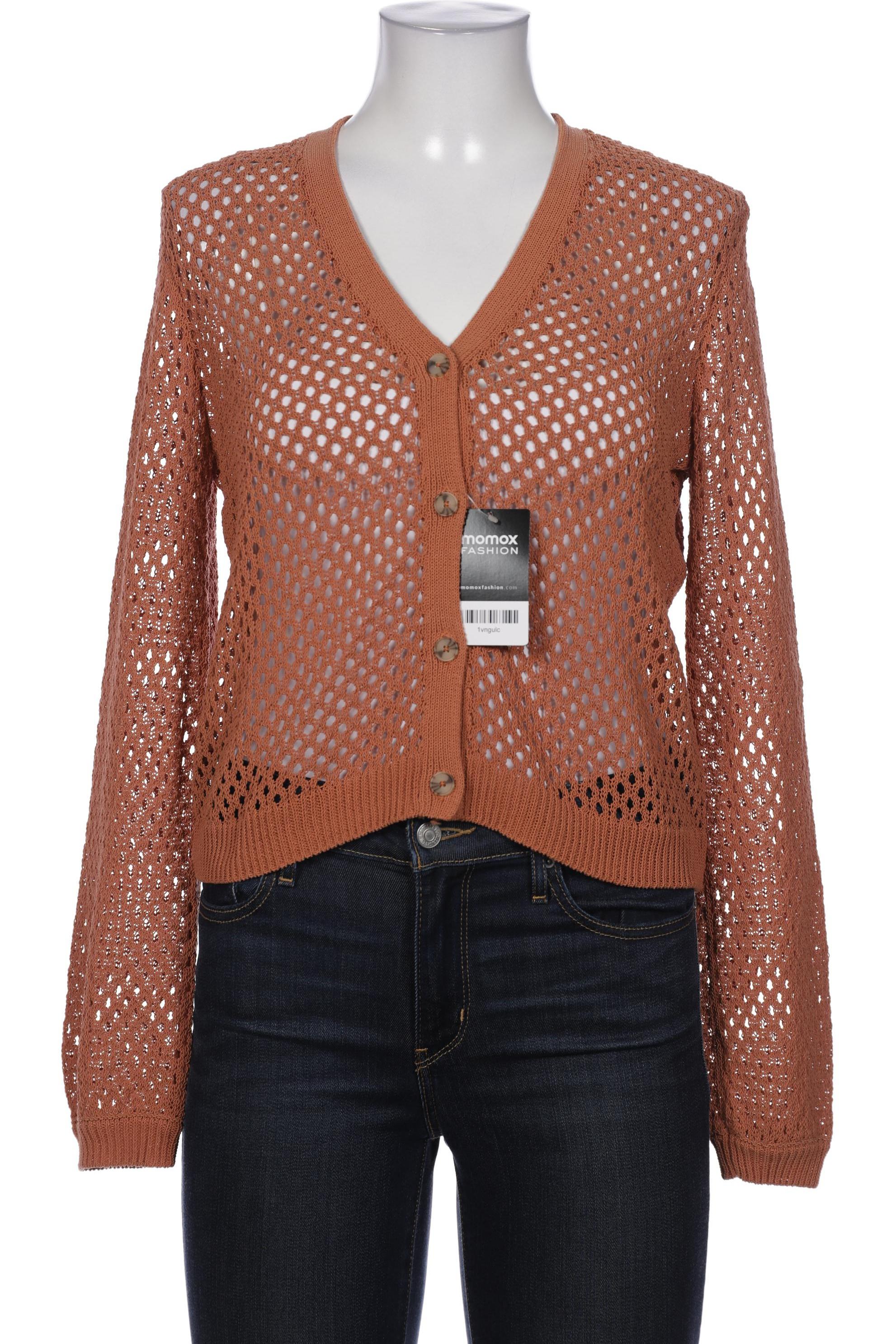 

Oui Damen Strickjacke, orange, Gr. 38
