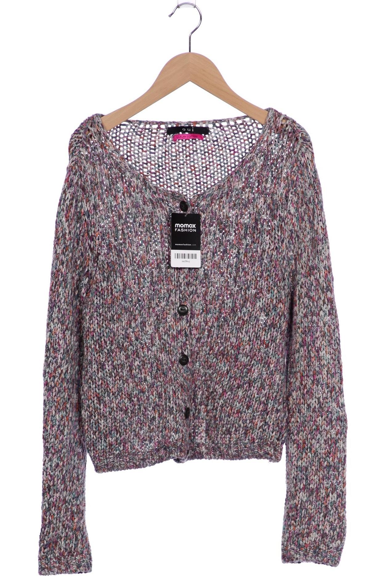 

Oui Damen Strickjacke, mehrfarbig, Gr. 38