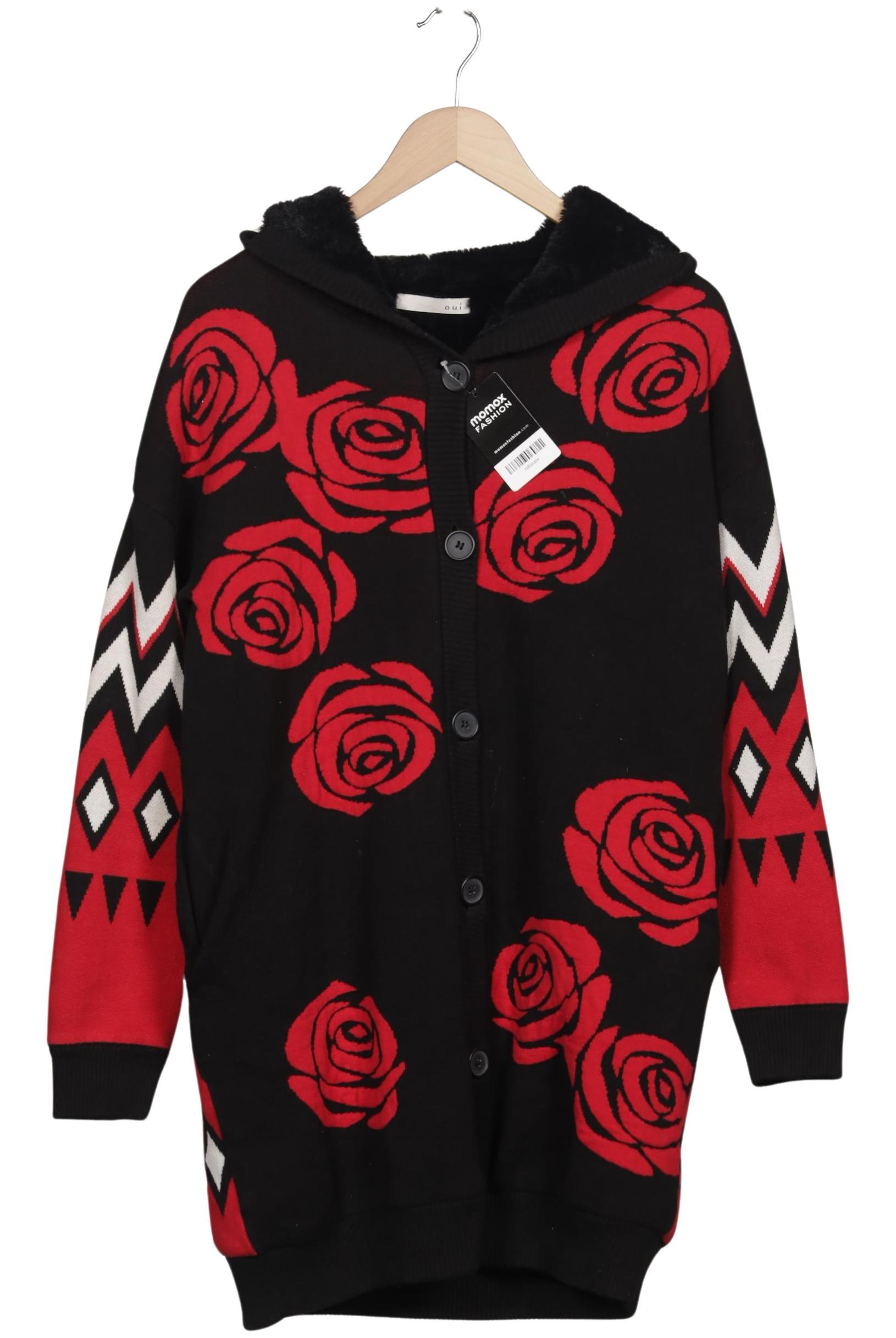 

Oui Damen Strickjacke, mehrfarbig, Gr. 38