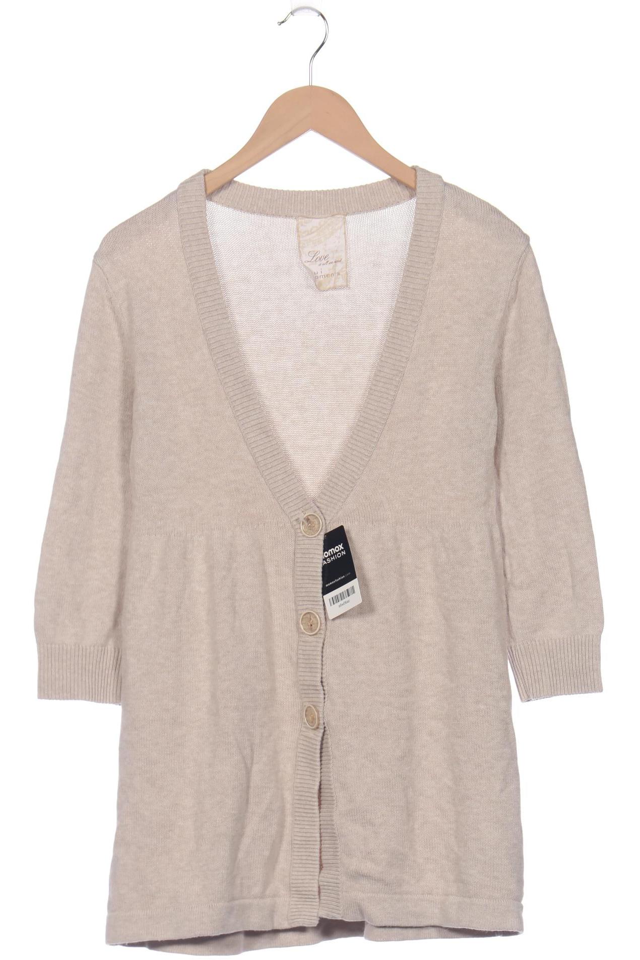 

Oui Damen Strickjacke, cremeweiß, Gr. 40