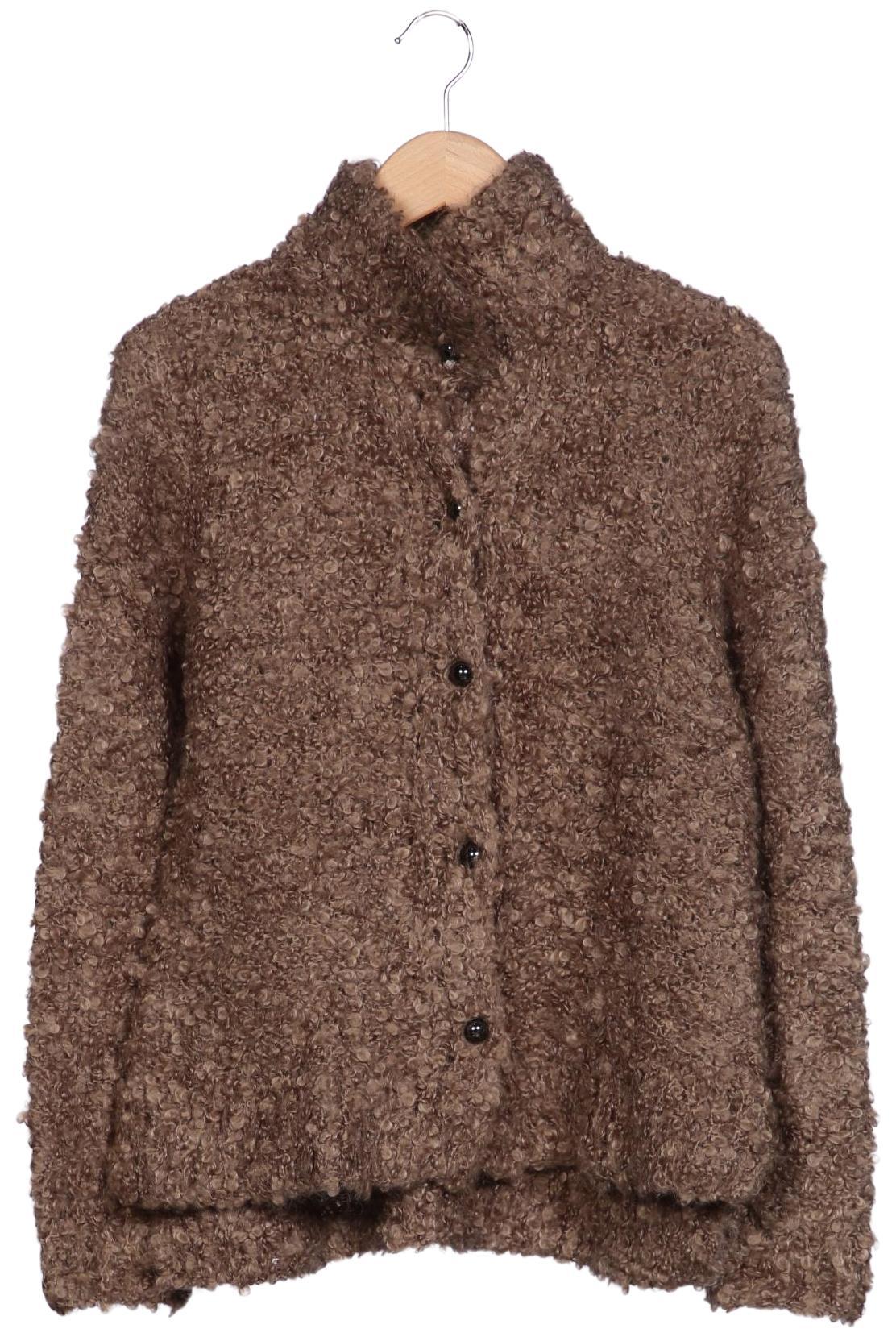 

Oui Damen Strickjacke, braun, Gr. 36