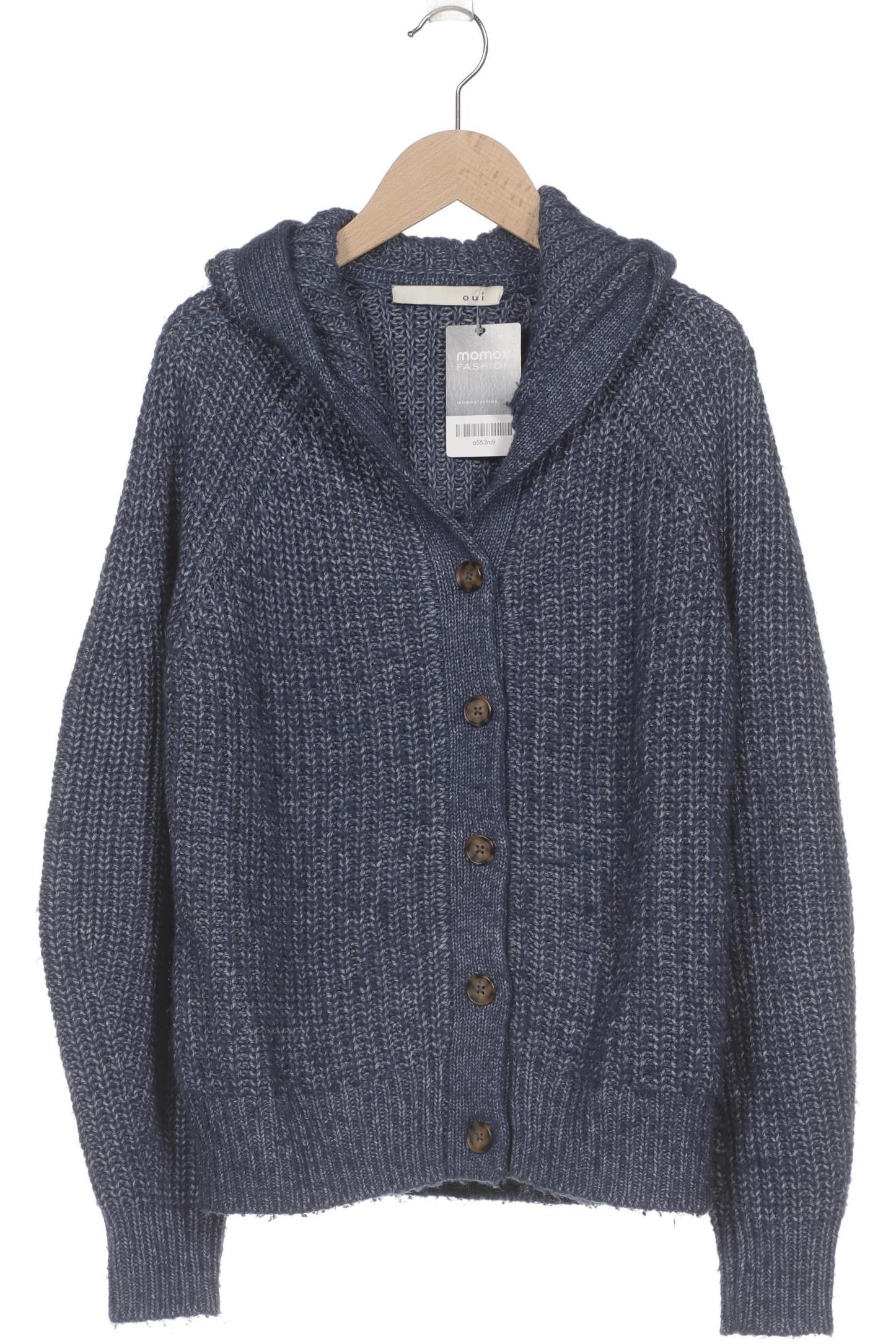 

Oui Damen Strickjacke, marineblau, Gr. 36