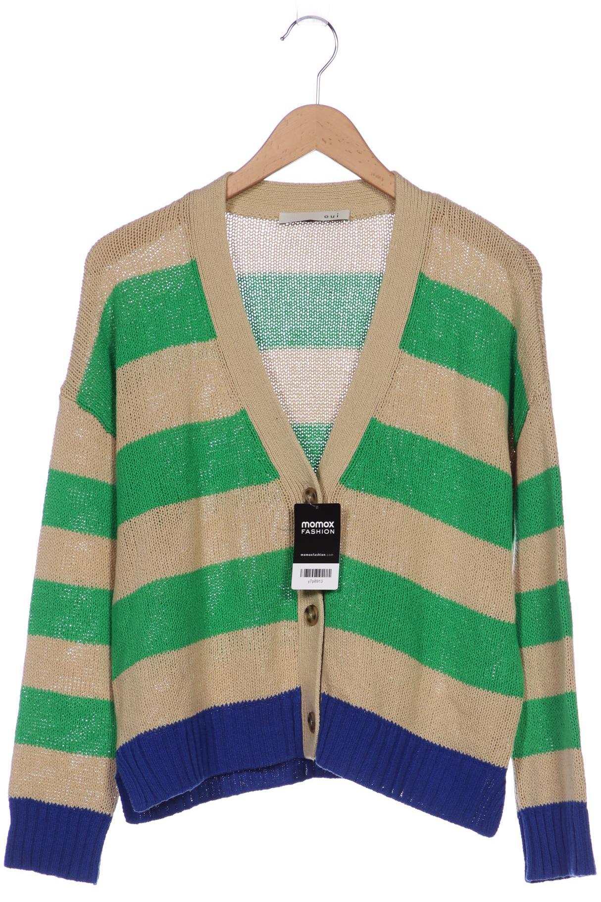 

Oui Damen Strickjacke, beige, Gr. 38