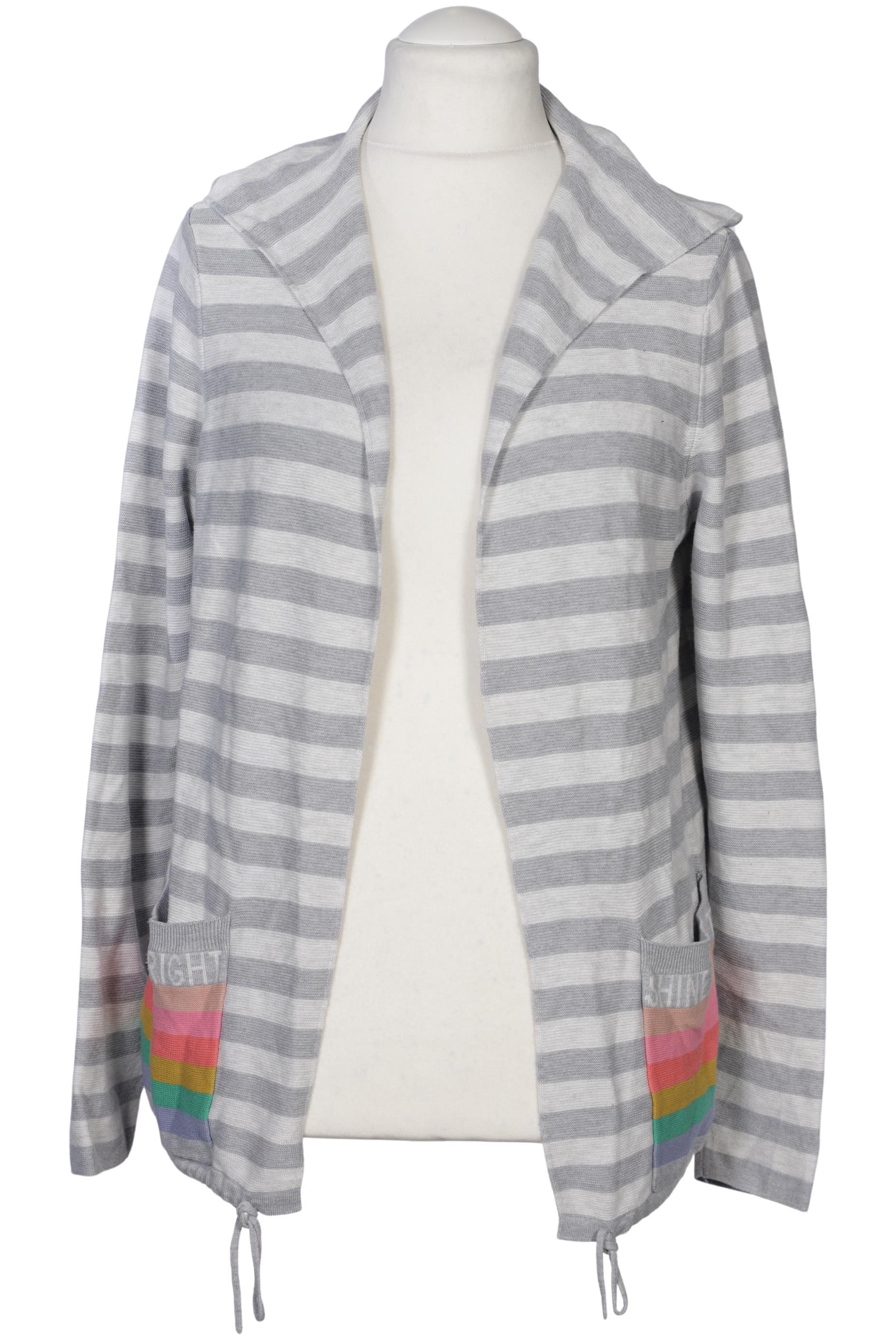 

Oui Damen Strickjacke, grau, Gr. 42