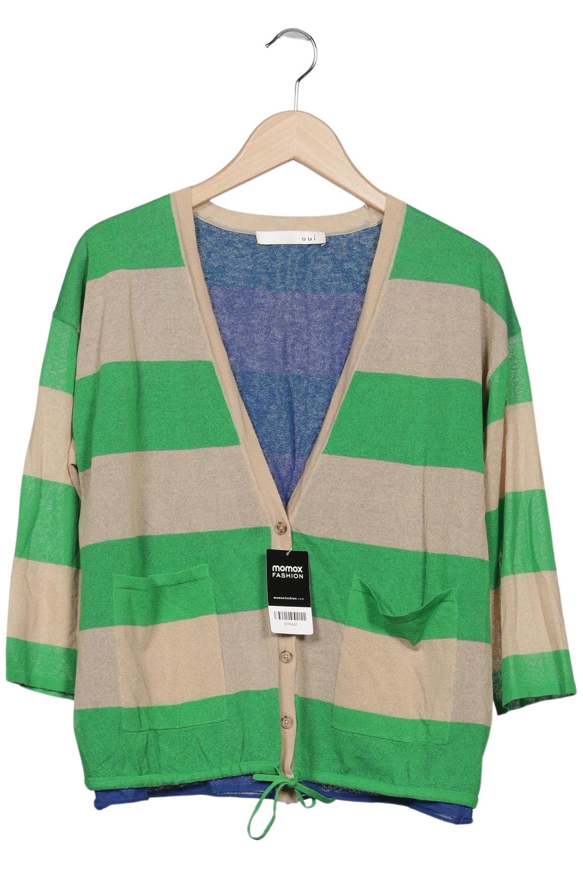 

Oui Damen Strickjacke, mehrfarbig, Gr. 36