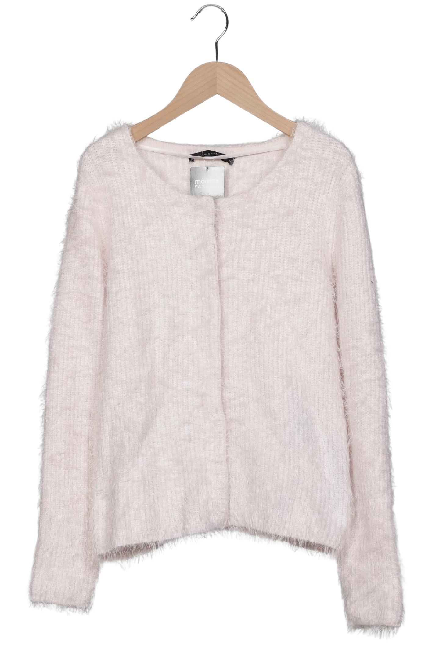 

Oui Damen Strickjacke, pink, Gr. 38