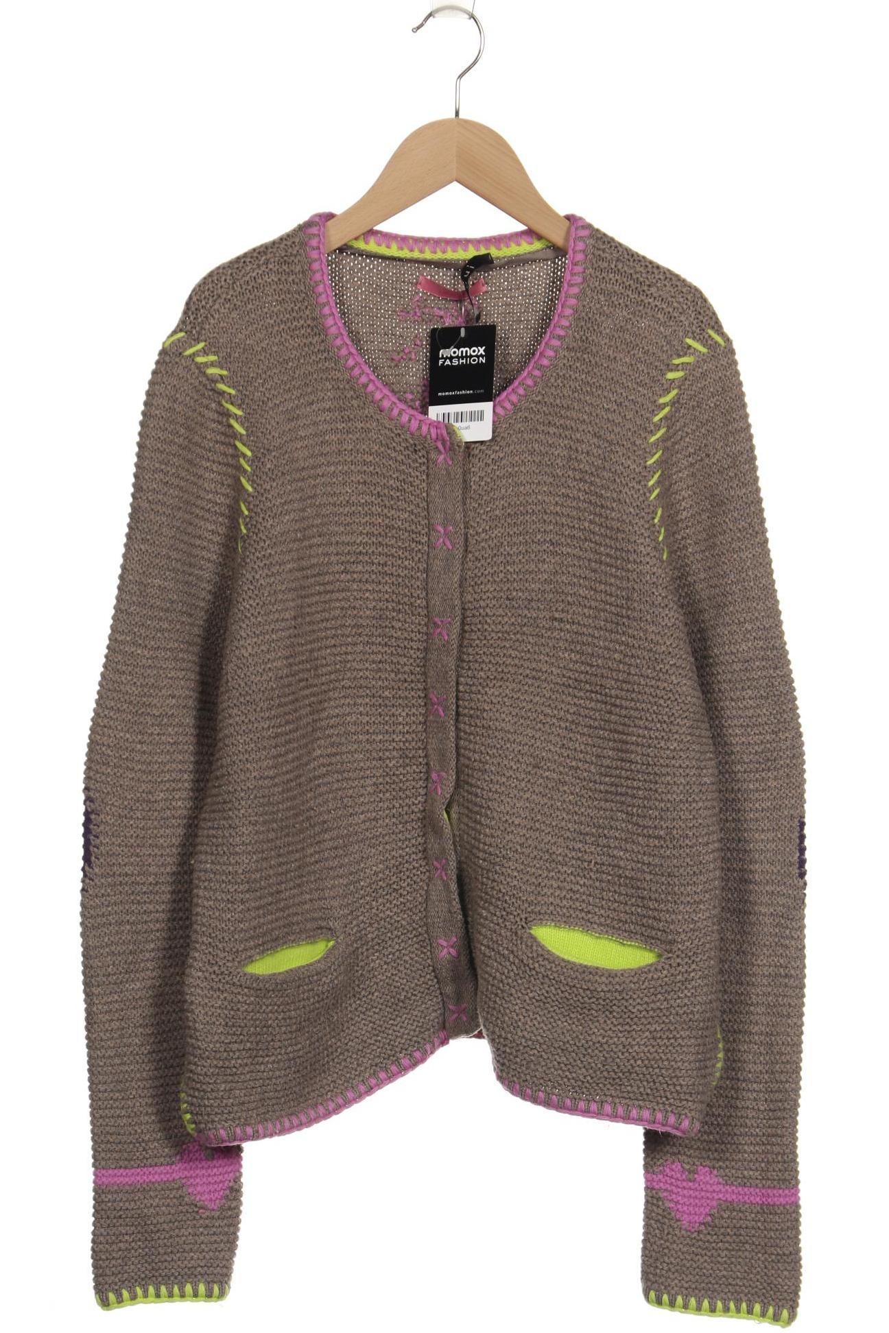 

Oui Damen Strickjacke, braun, Gr. 42