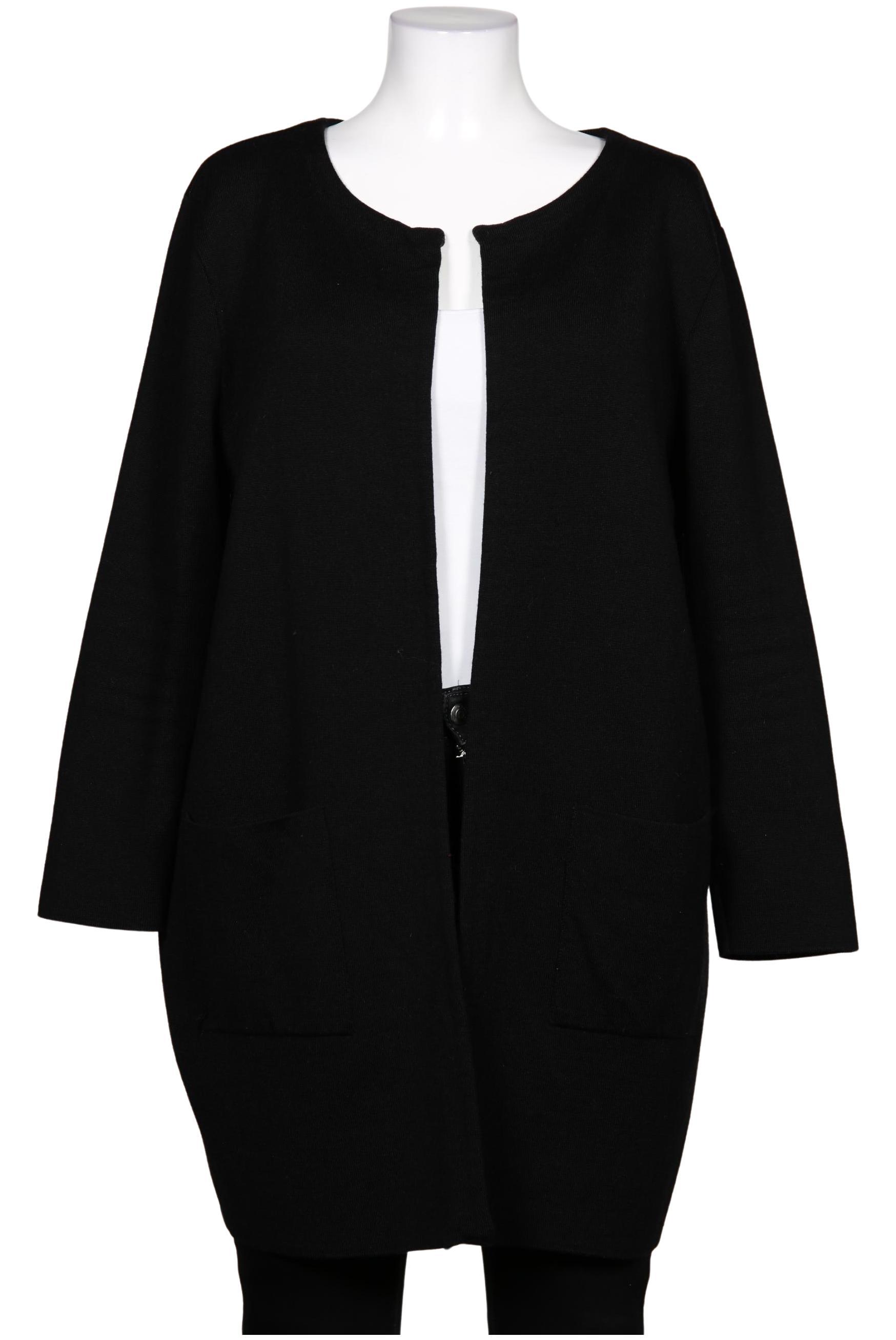 

Oui Damen Strickjacke, schwarz, Gr. 44