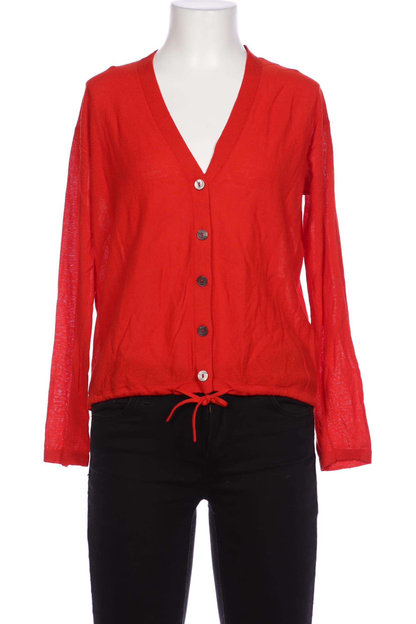 

Oui Damen Strickjacke, rot, Gr. 36