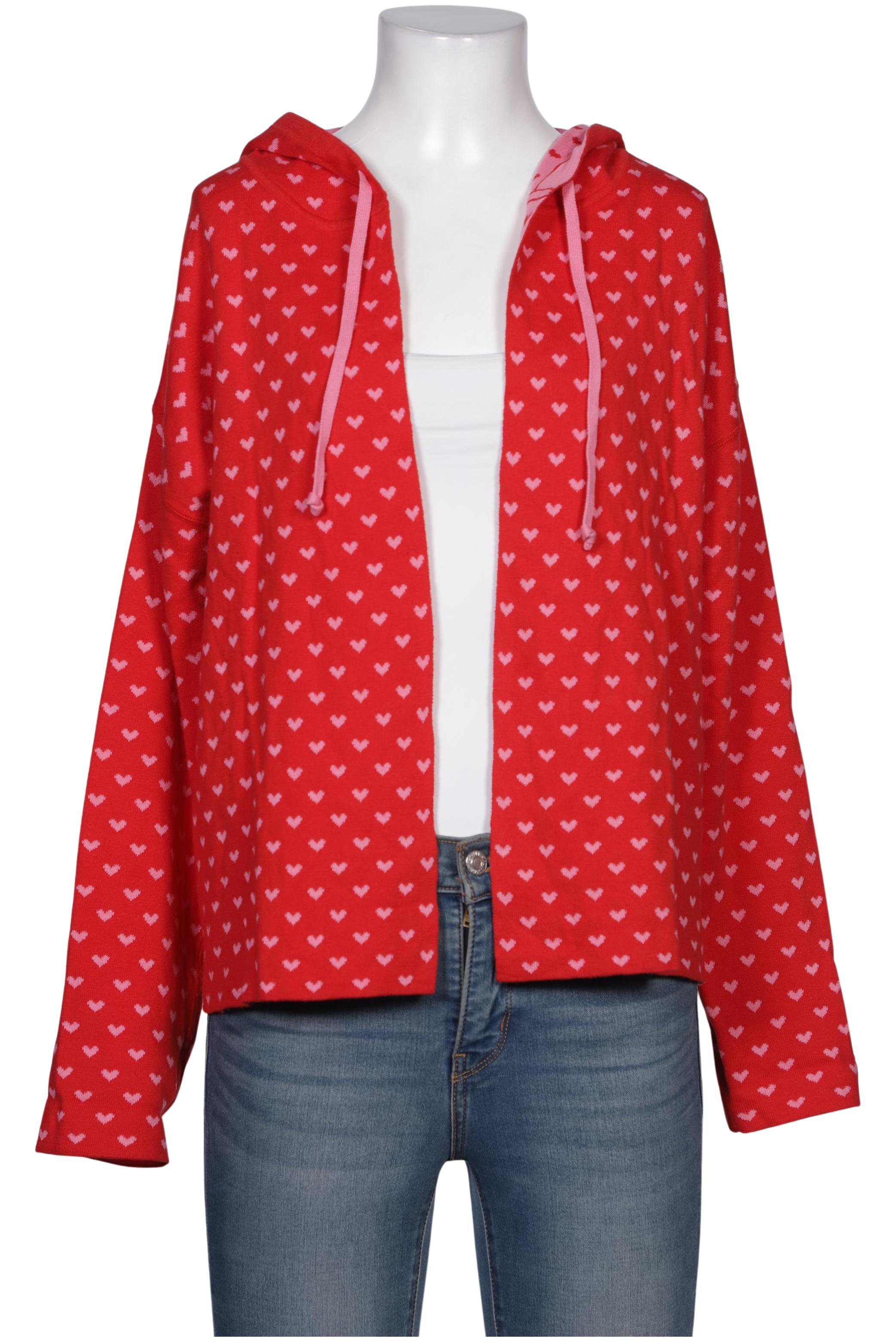 

Oui Damen Strickjacke, rot, Gr. 40