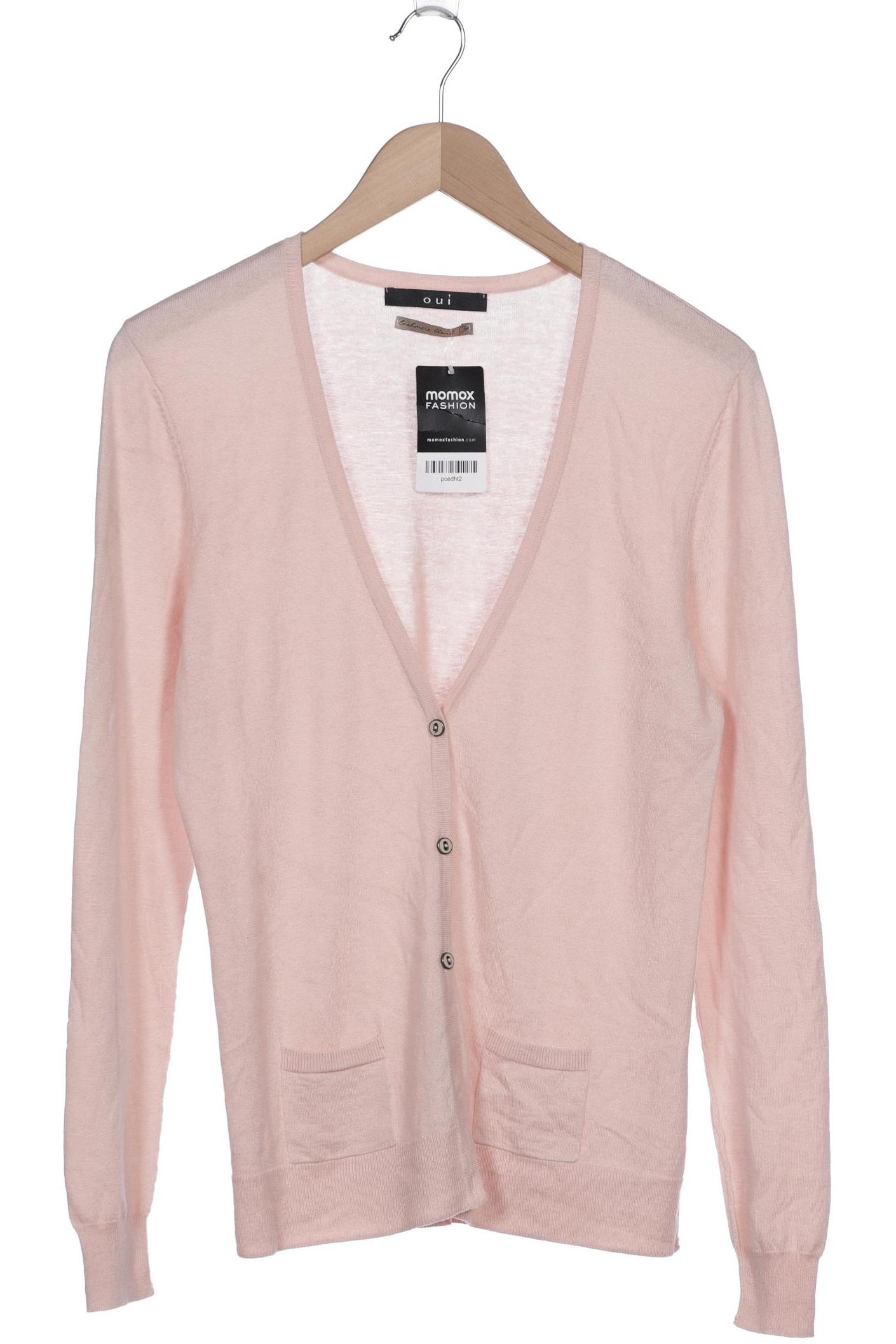 

Oui Damen Strickjacke, pink, Gr. 38