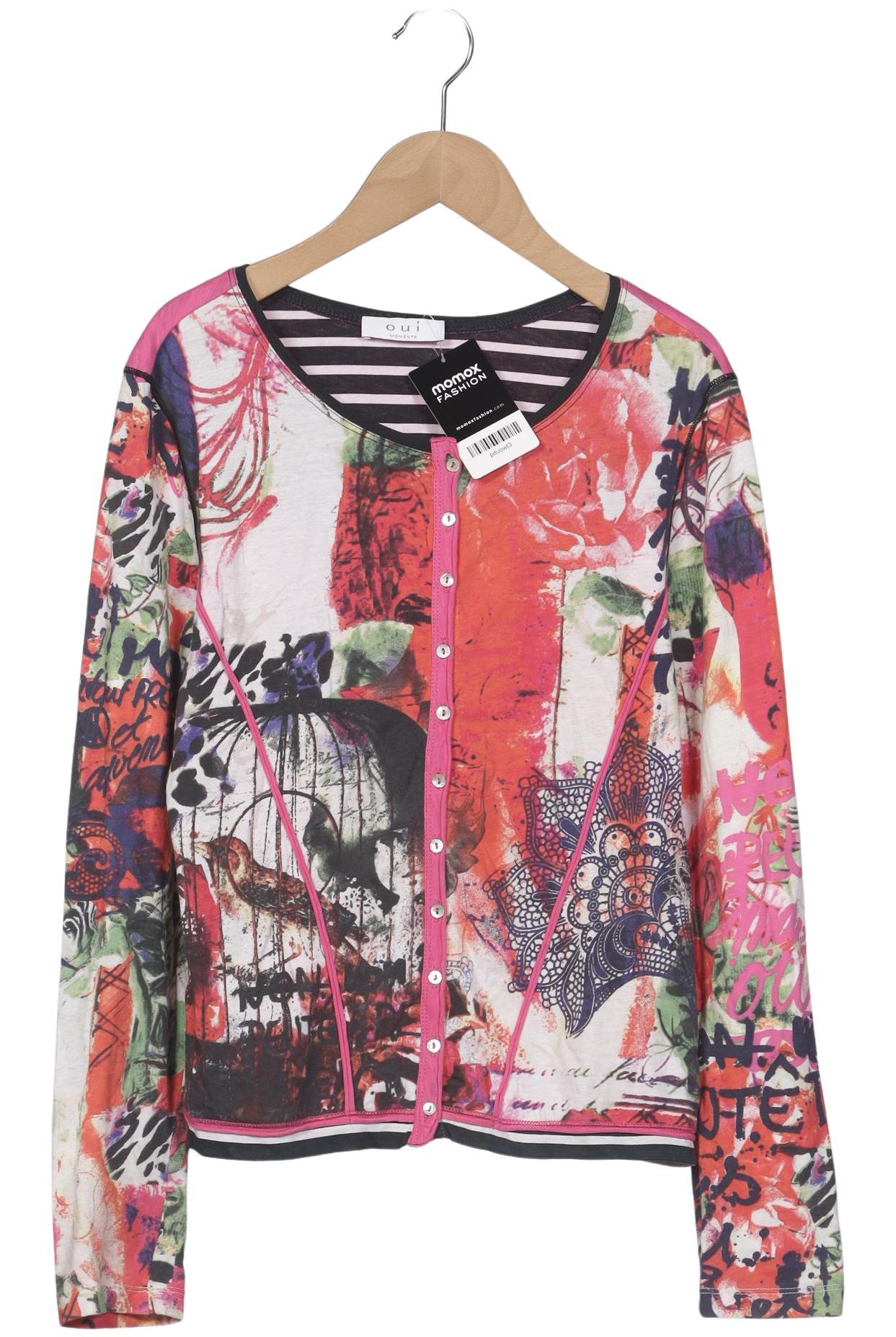

Oui Damen Strickjacke, pink, Gr. 36