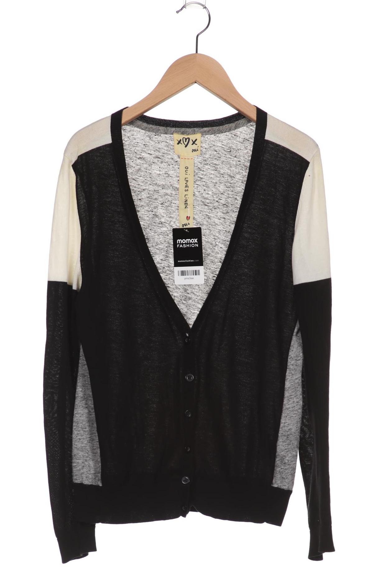 

Oui Damen Strickjacke, grau, Gr. 38
