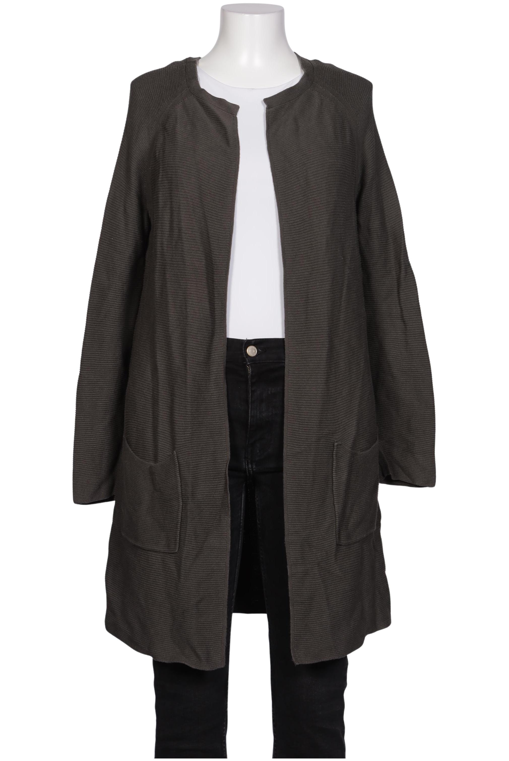 

Oui Damen Strickjacke, grau, Gr. 40