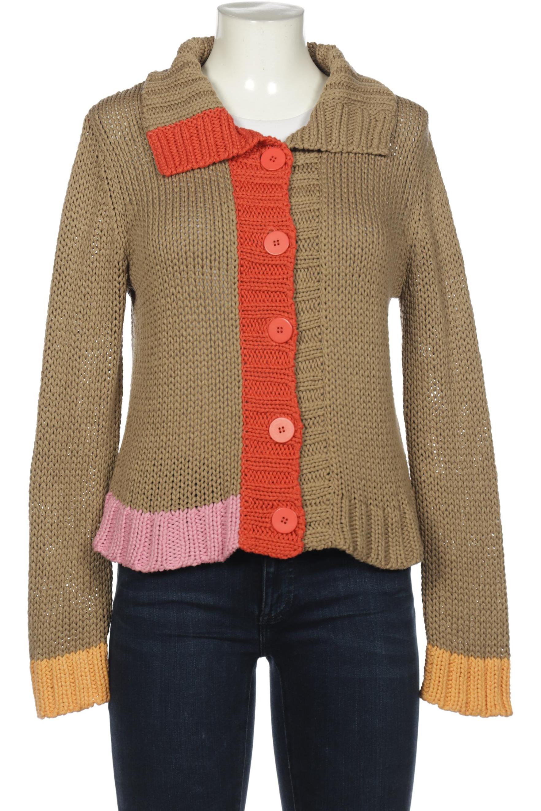 

Oui Damen Strickjacke, braun, Gr. 40
