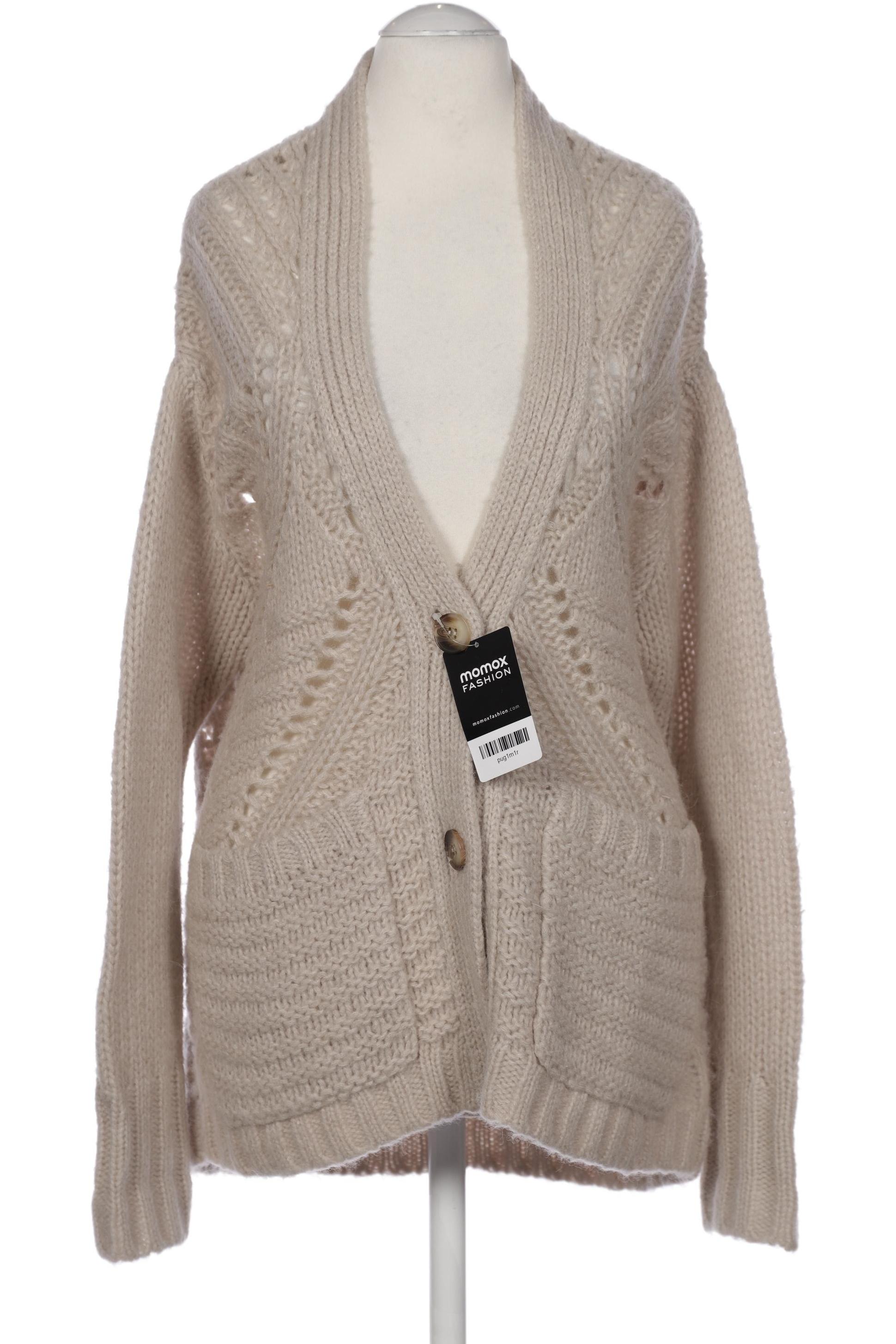 

Oui Damen Strickjacke, beige, Gr. 36