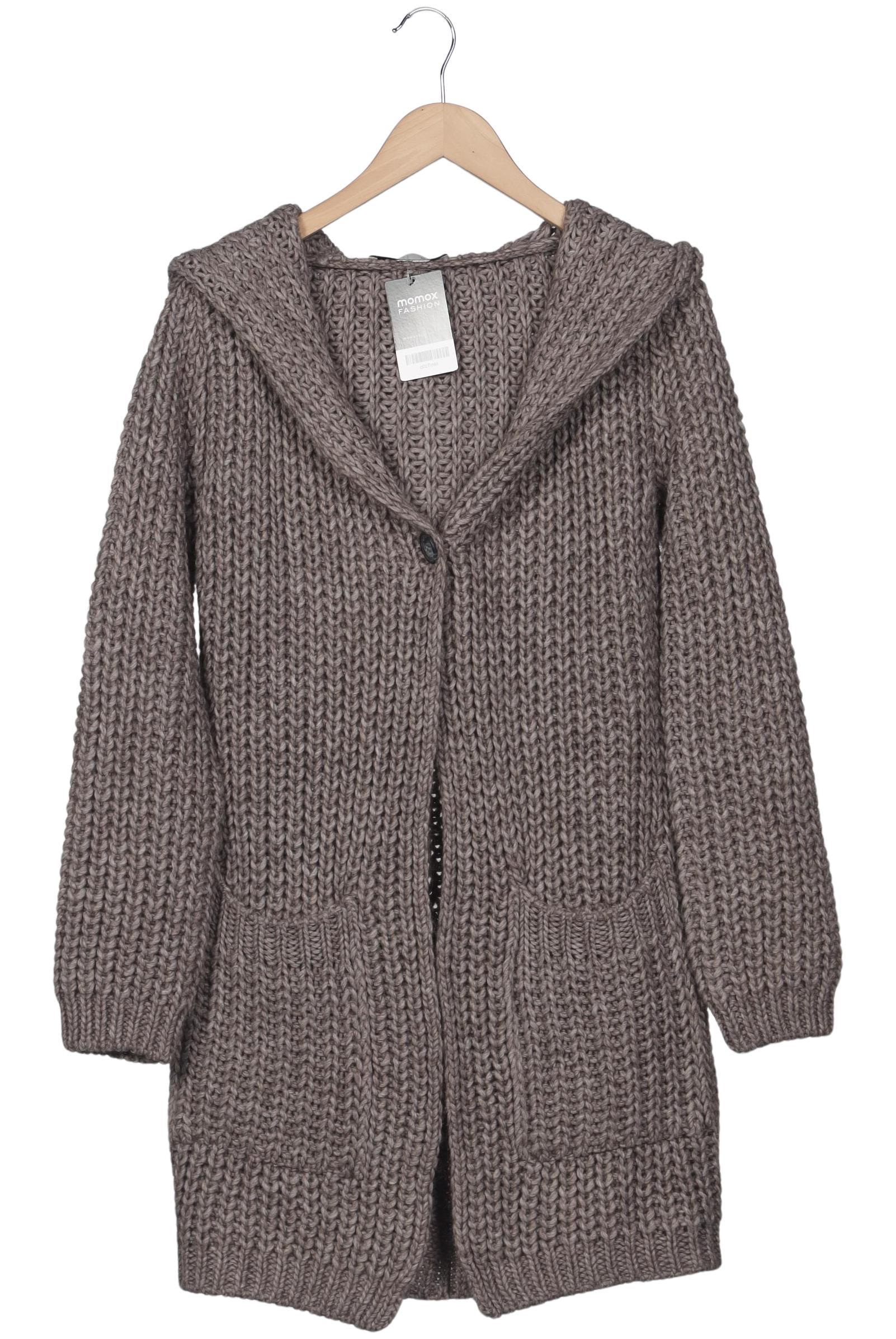 

Oui Damen Strickjacke, braun, Gr. 36