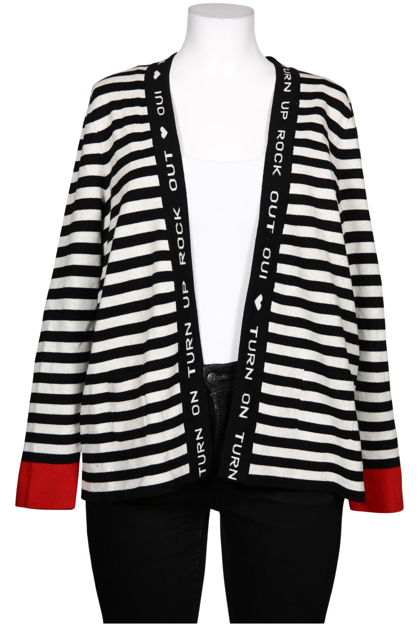 

Oui Damen Strickjacke, schwarz, Gr. 46