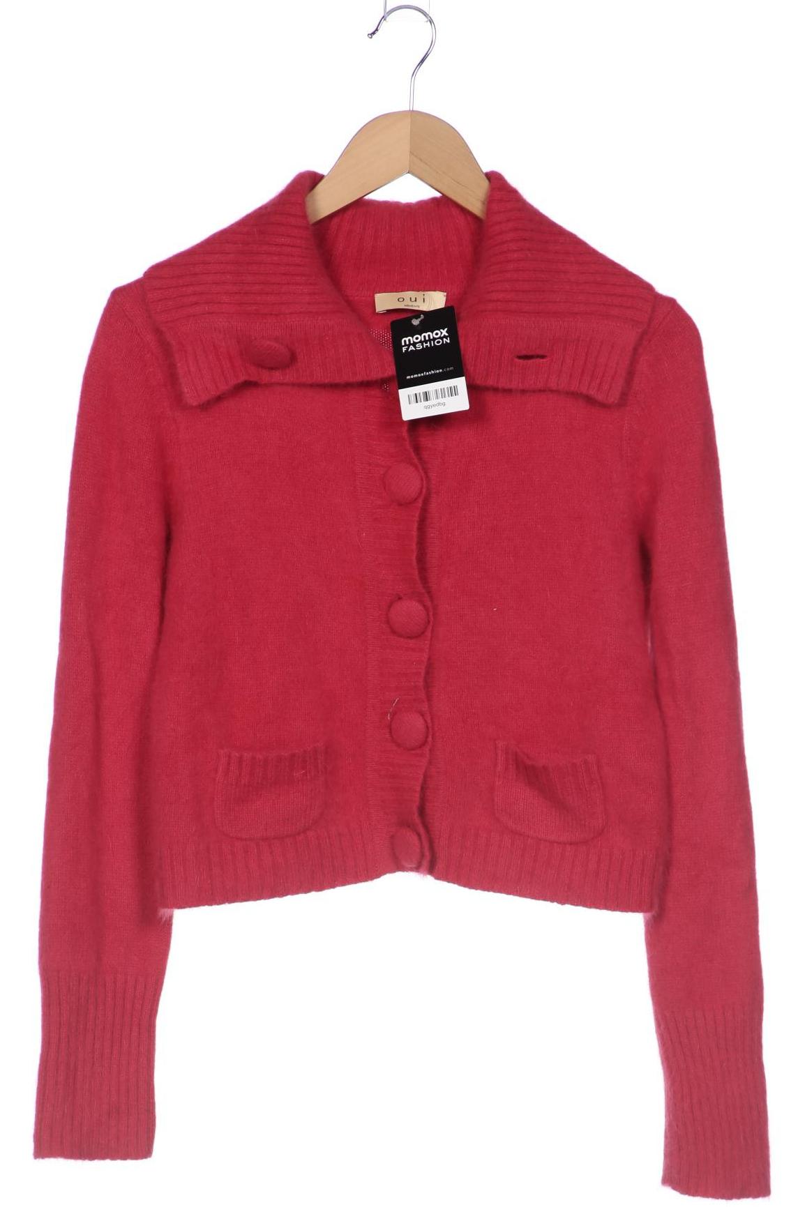 

Oui Damen Strickjacke, pink, Gr. 40