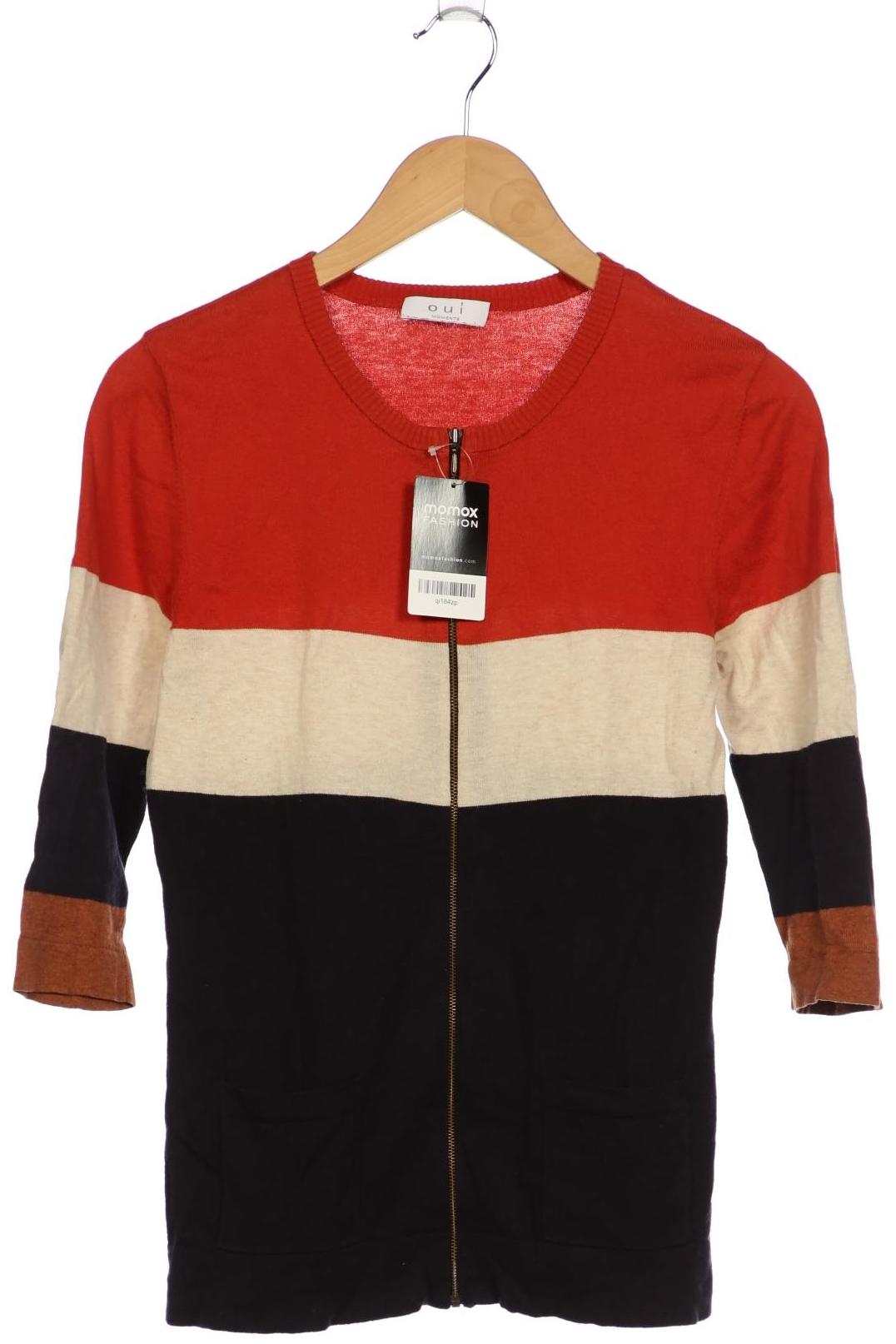 

Oui Damen Strickjacke, mehrfarbig, Gr. 38