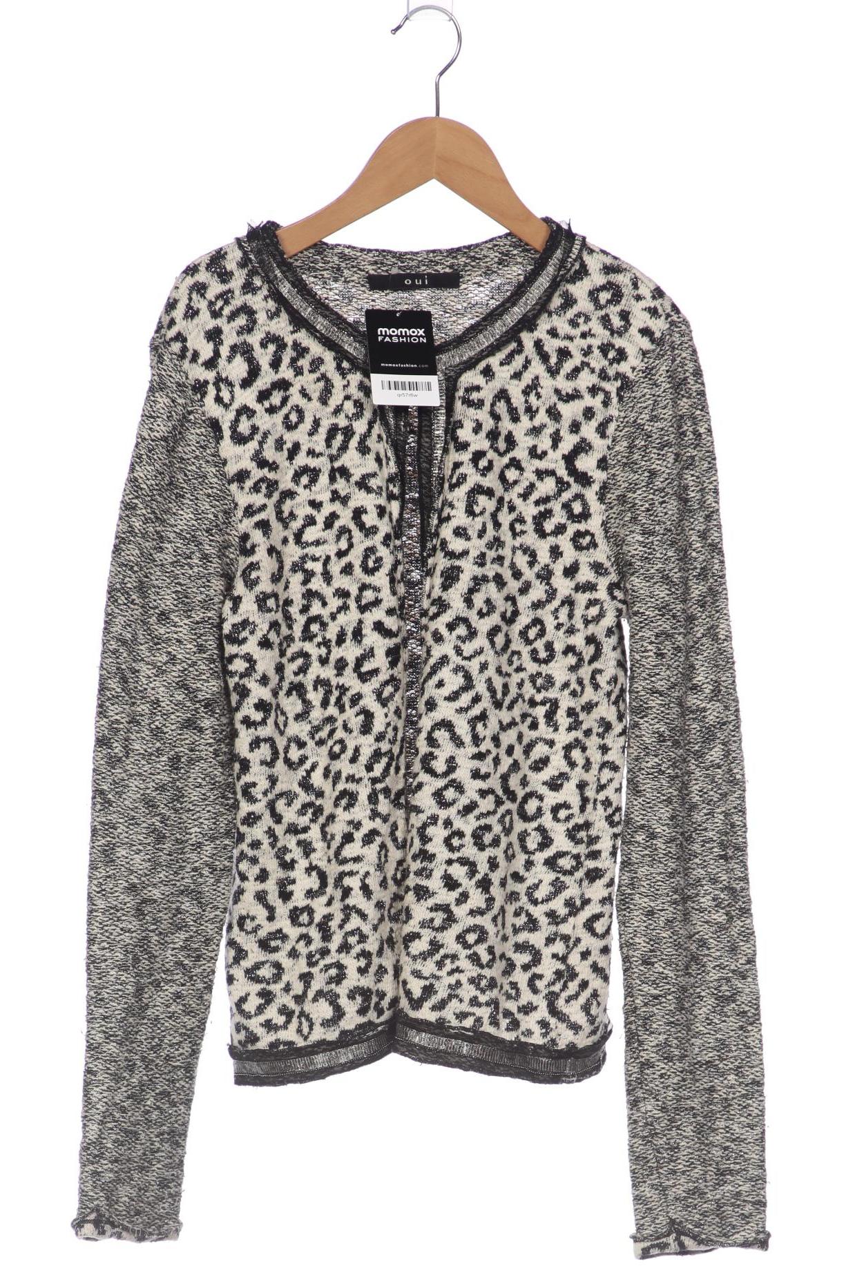 

Oui Damen Strickjacke, grau, Gr. 40
