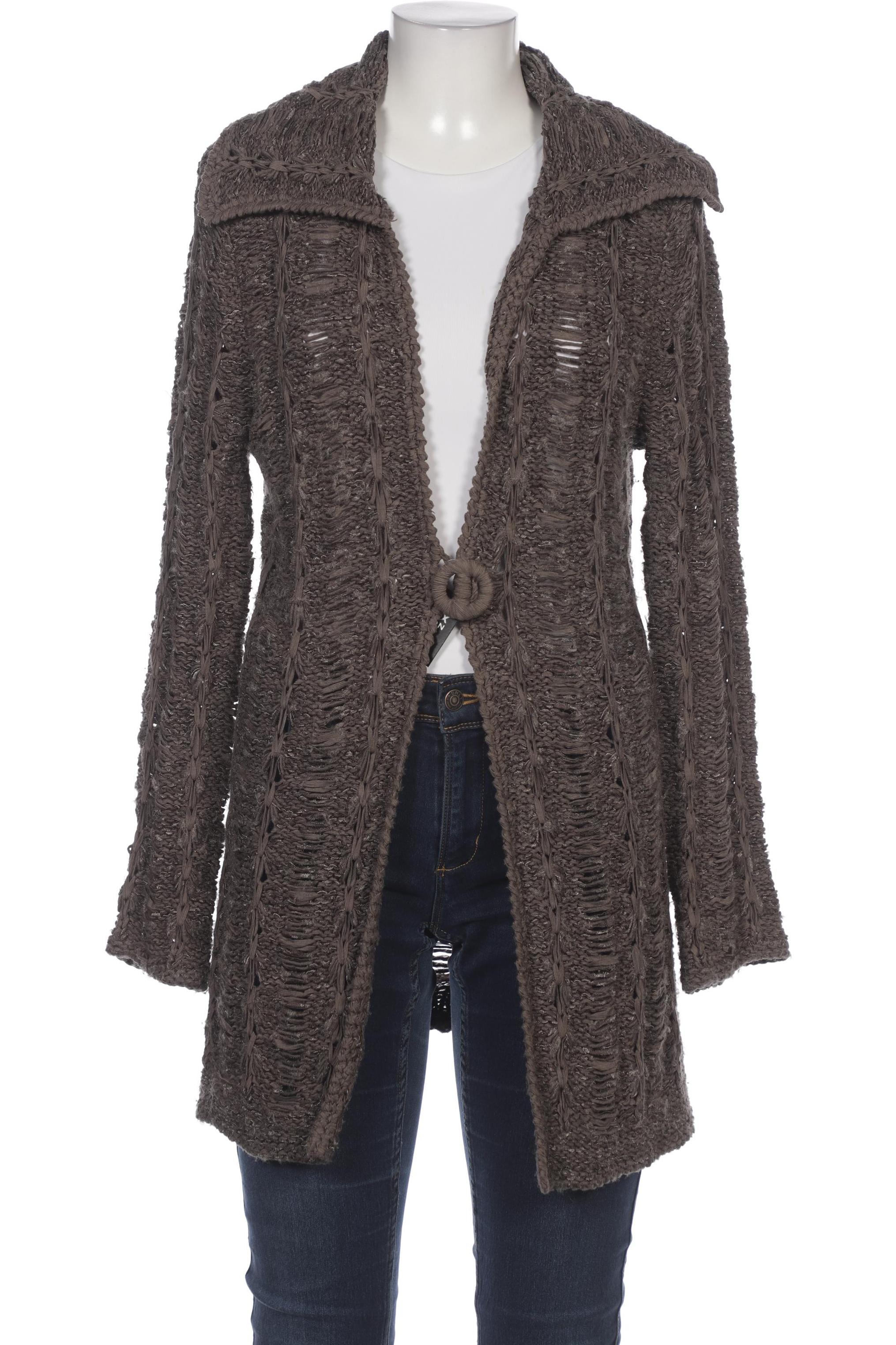 

Oui Damen Strickjacke, grau