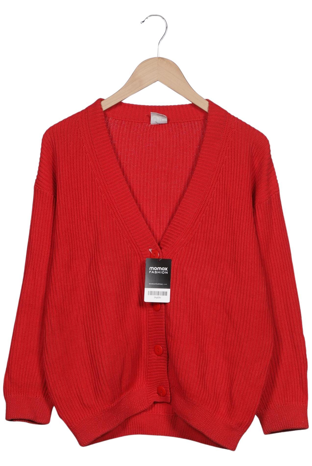 

Oui Damen Strickjacke, rot, Gr. 38