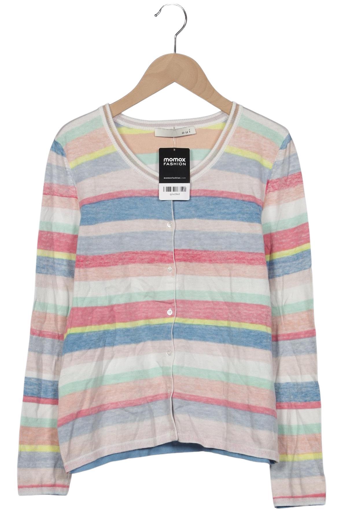

Oui Damen Strickjacke, mehrfarbig, Gr. 38