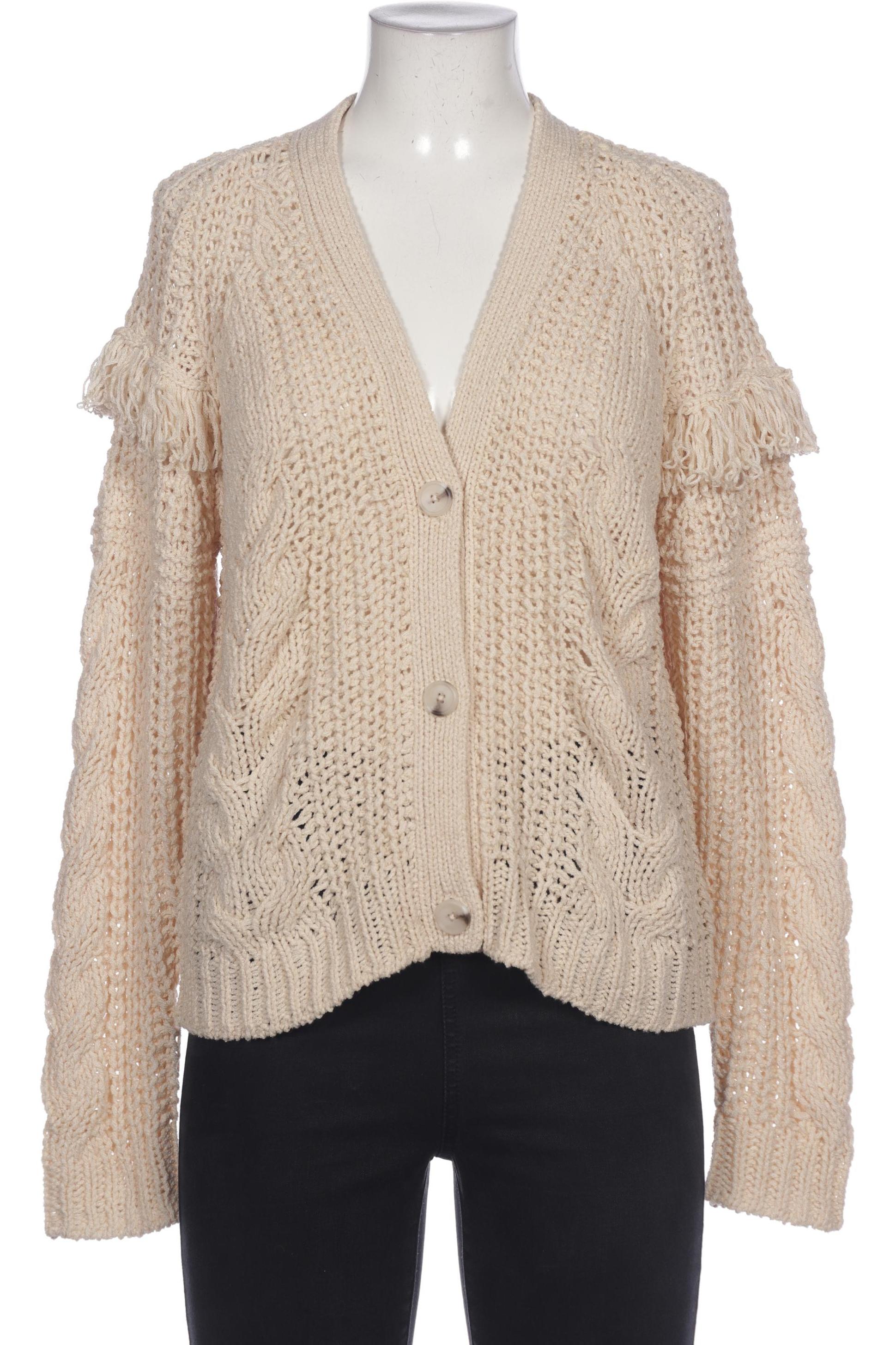 

Oui Damen Strickjacke, beige, Gr. 40