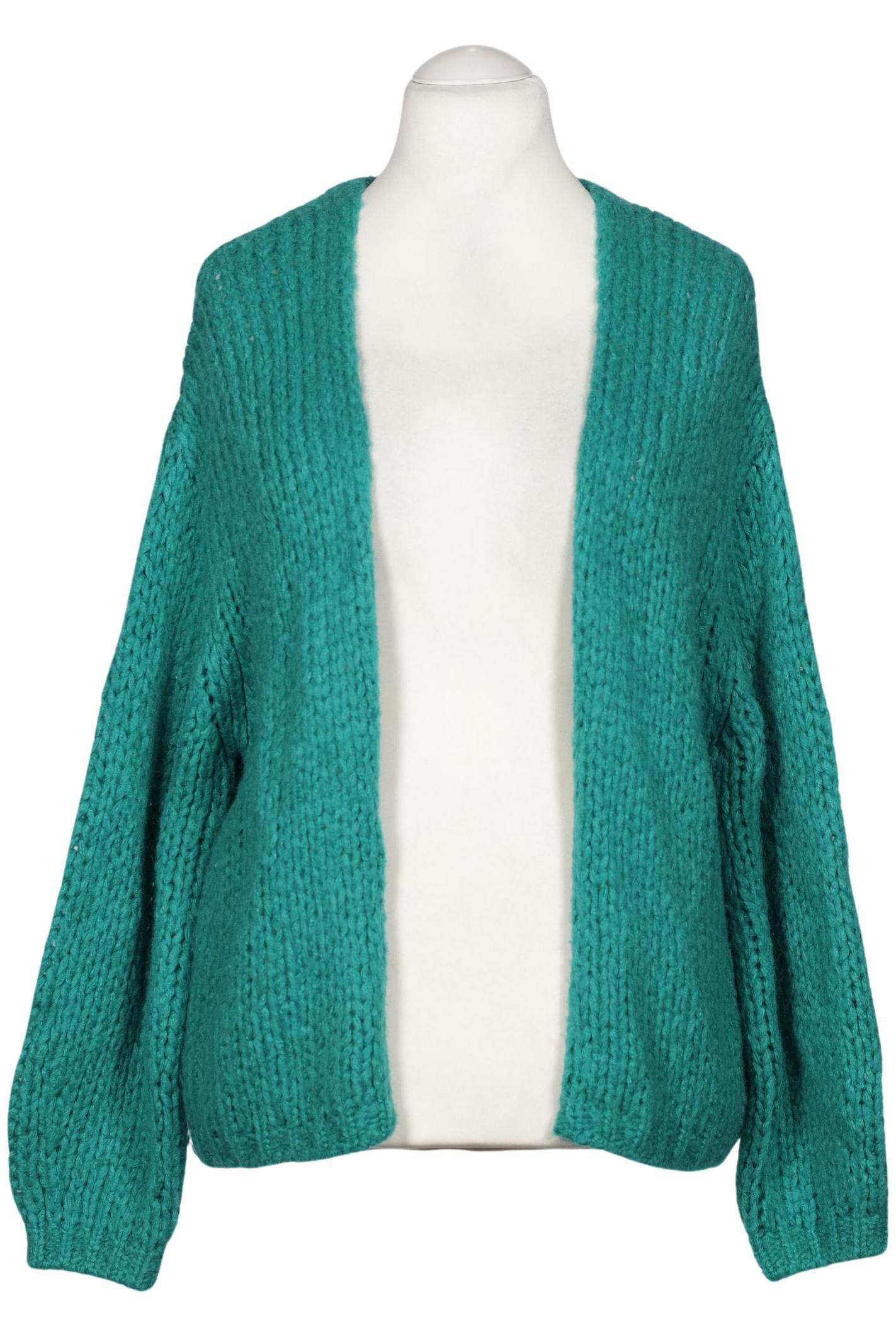 

Oui Damen Strickjacke, türkis, Gr. 38