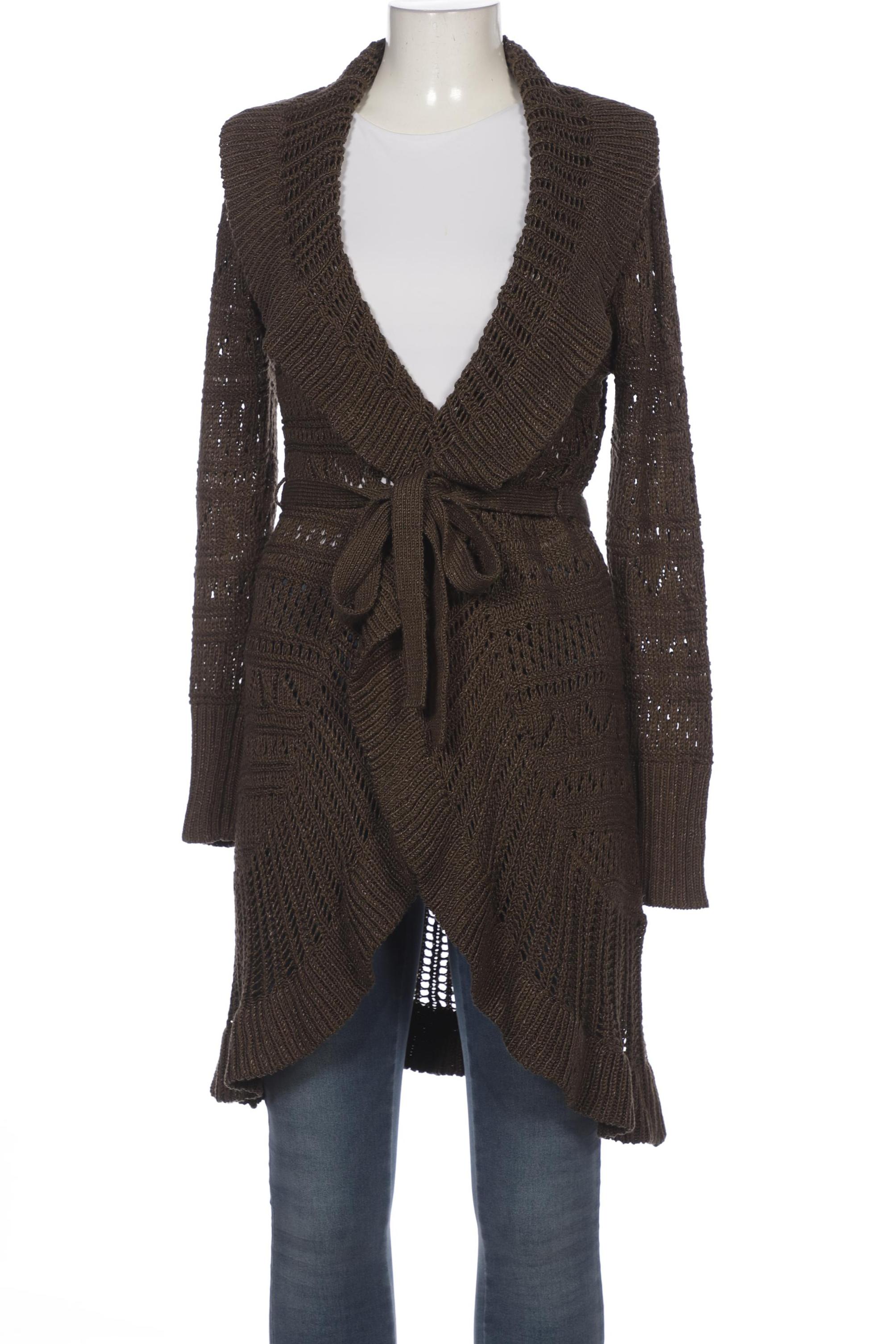 

Oui Damen Strickjacke, grün, Gr. 38
