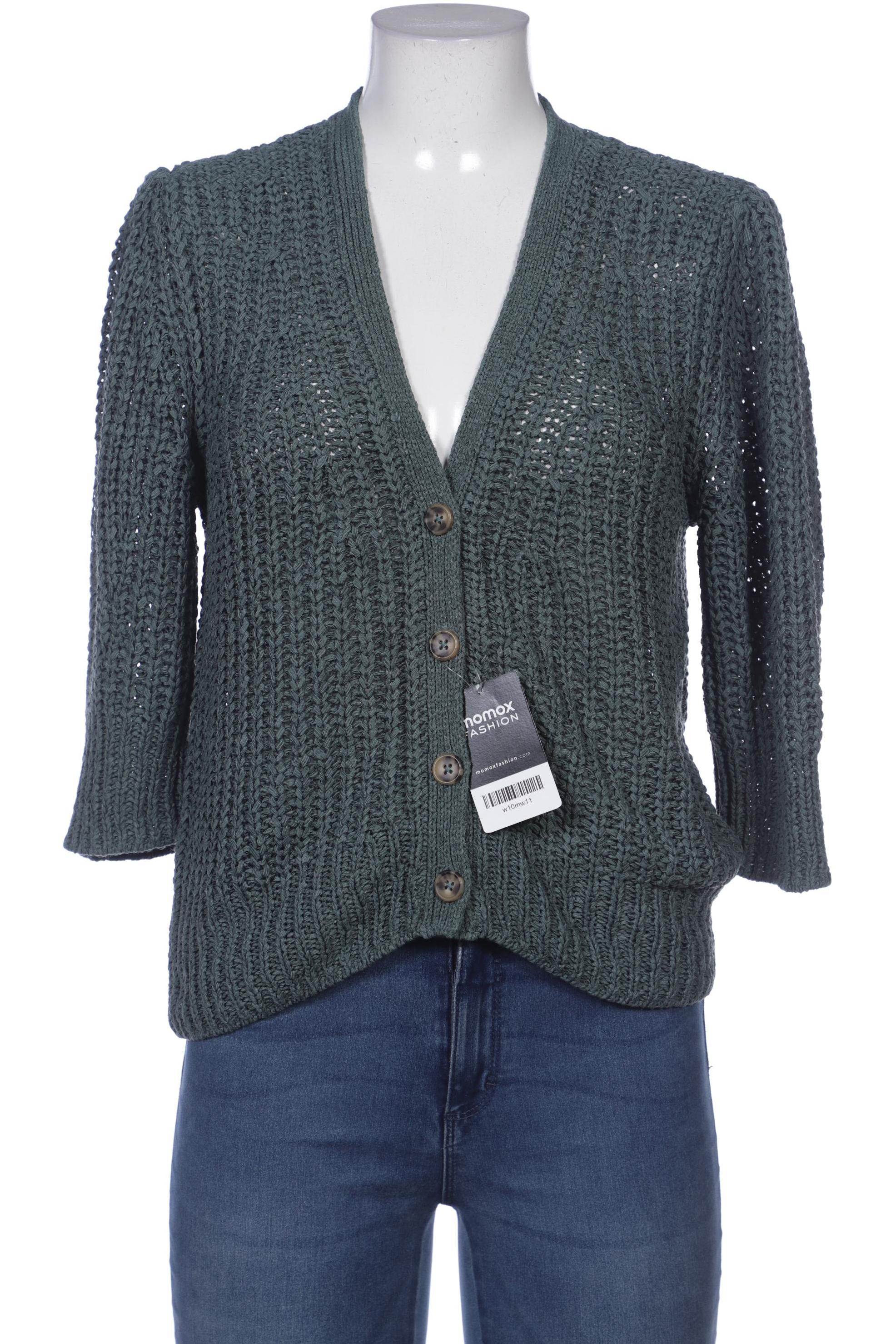 

Oui Damen Strickjacke, grün, Gr. 40