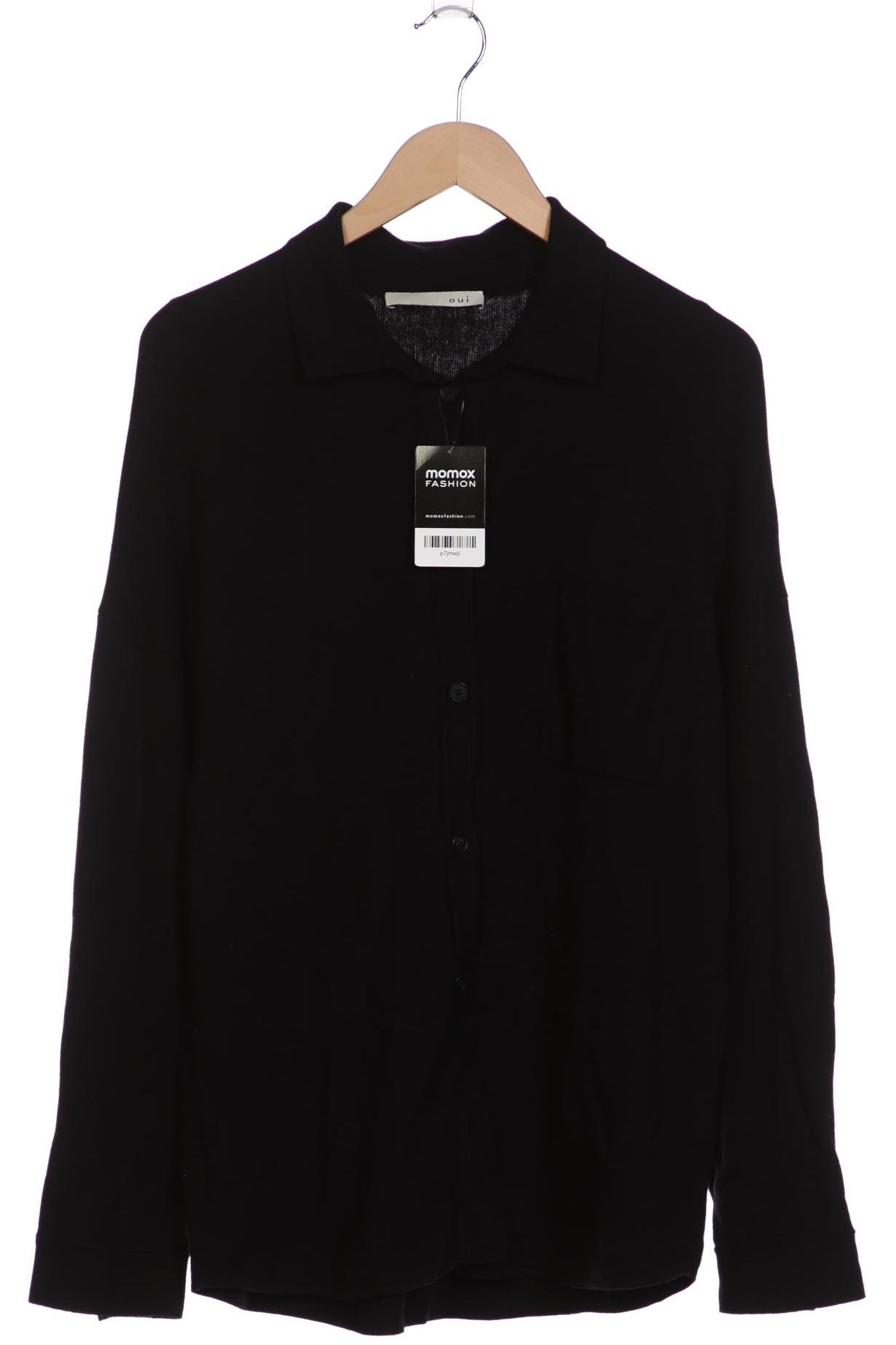 

Oui Damen Strickjacke, schwarz, Gr. 44