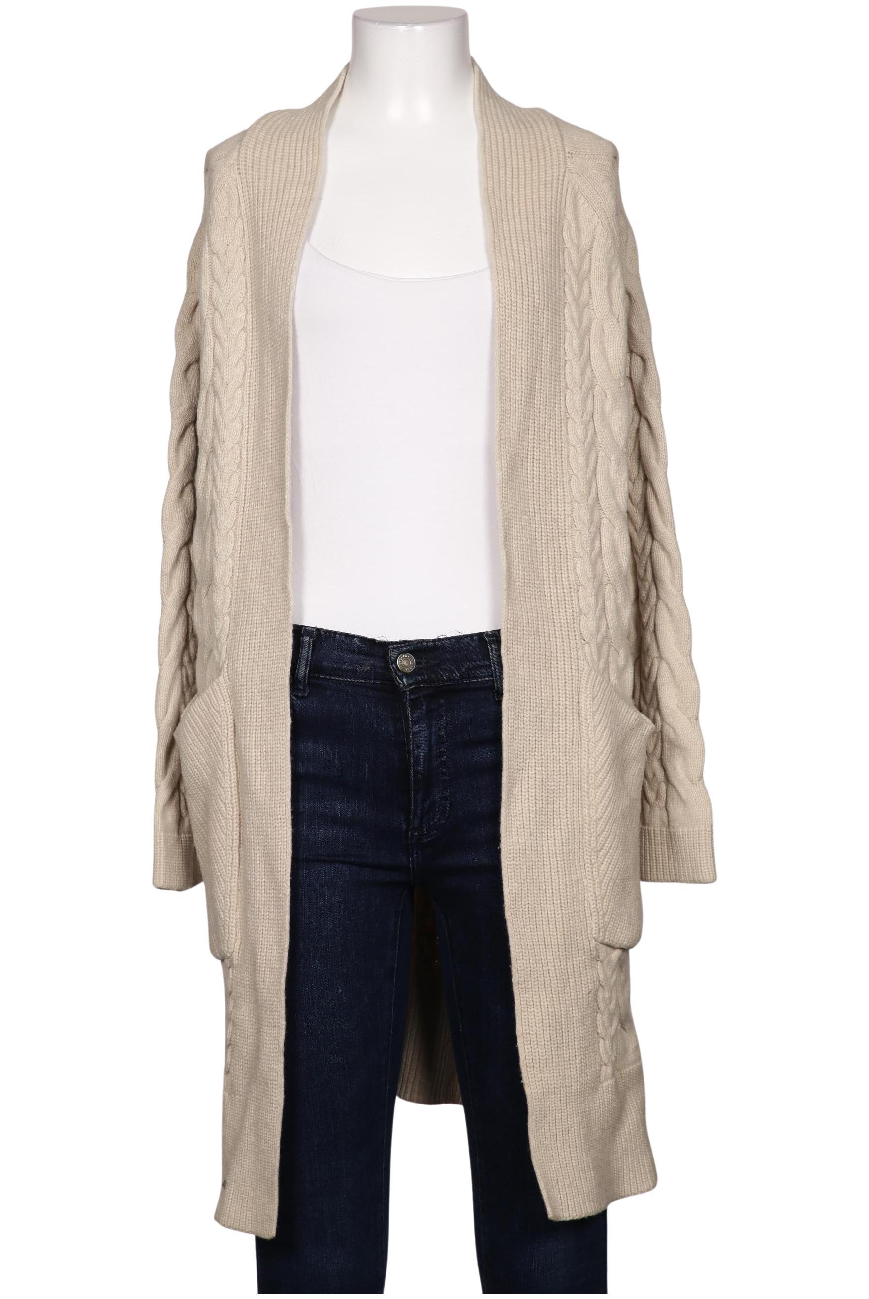 

Oui Damen Strickjacke, beige, Gr. 38