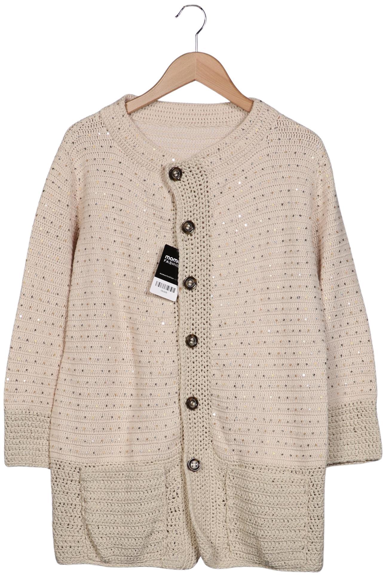 

Oui Damen Strickjacke, beige, Gr. 40