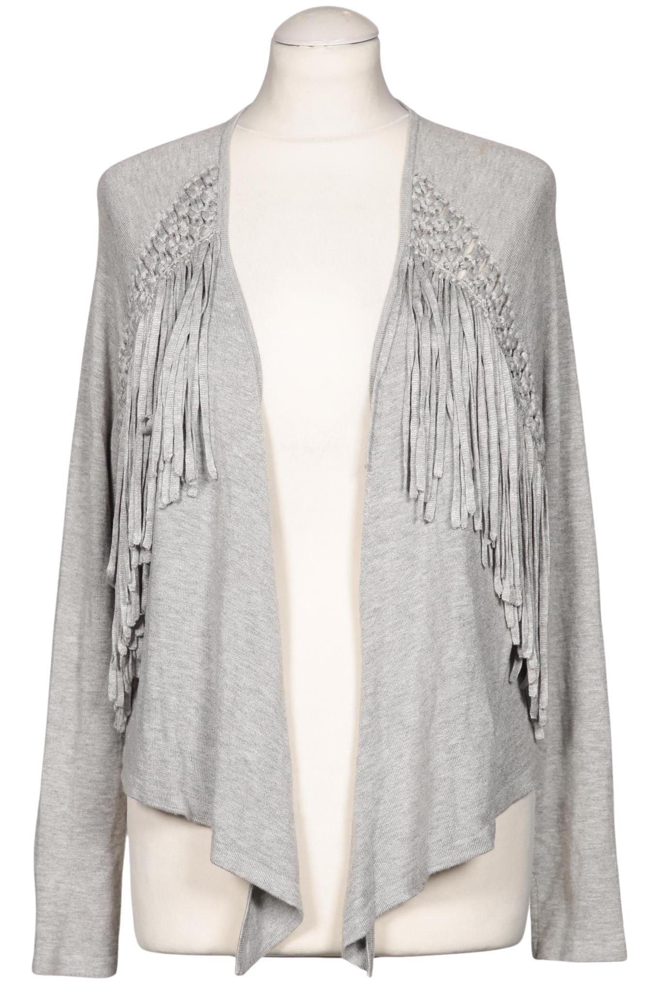 

Oui Damen Strickjacke, grau, Gr. 36