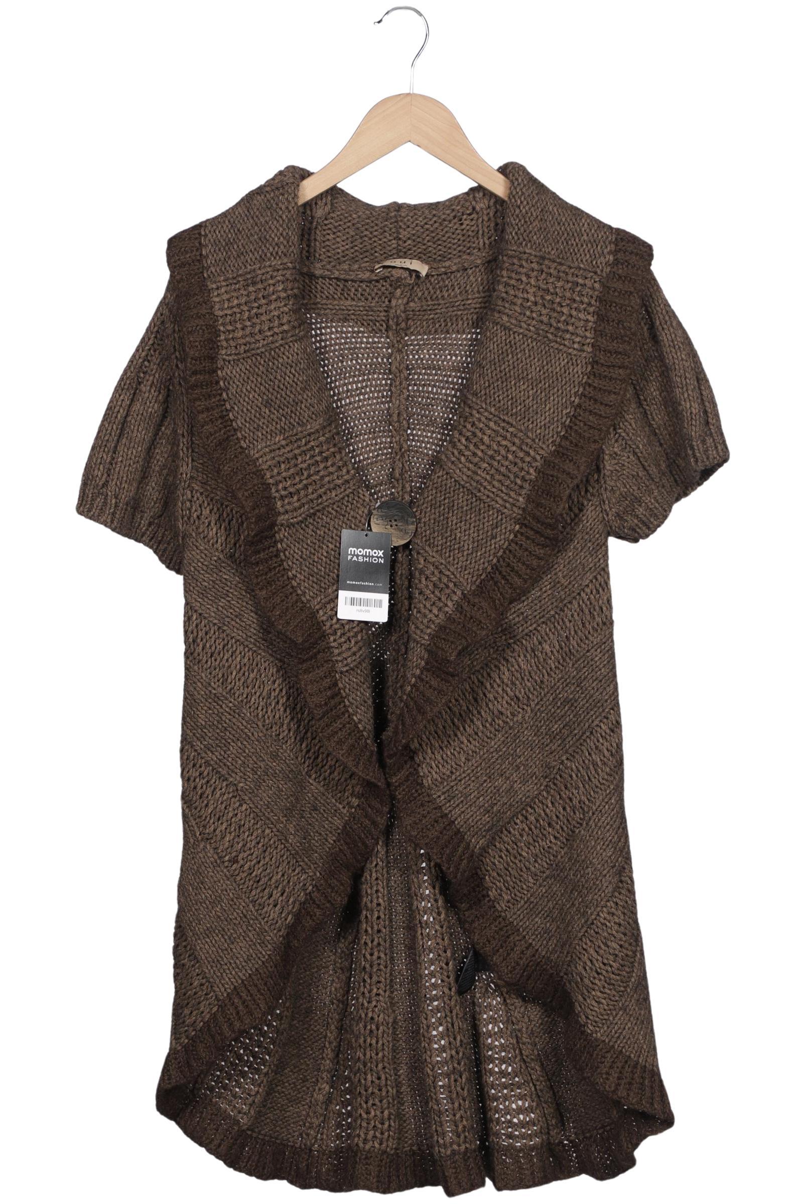 

Oui Damen Strickjacke, braun, Gr. 42