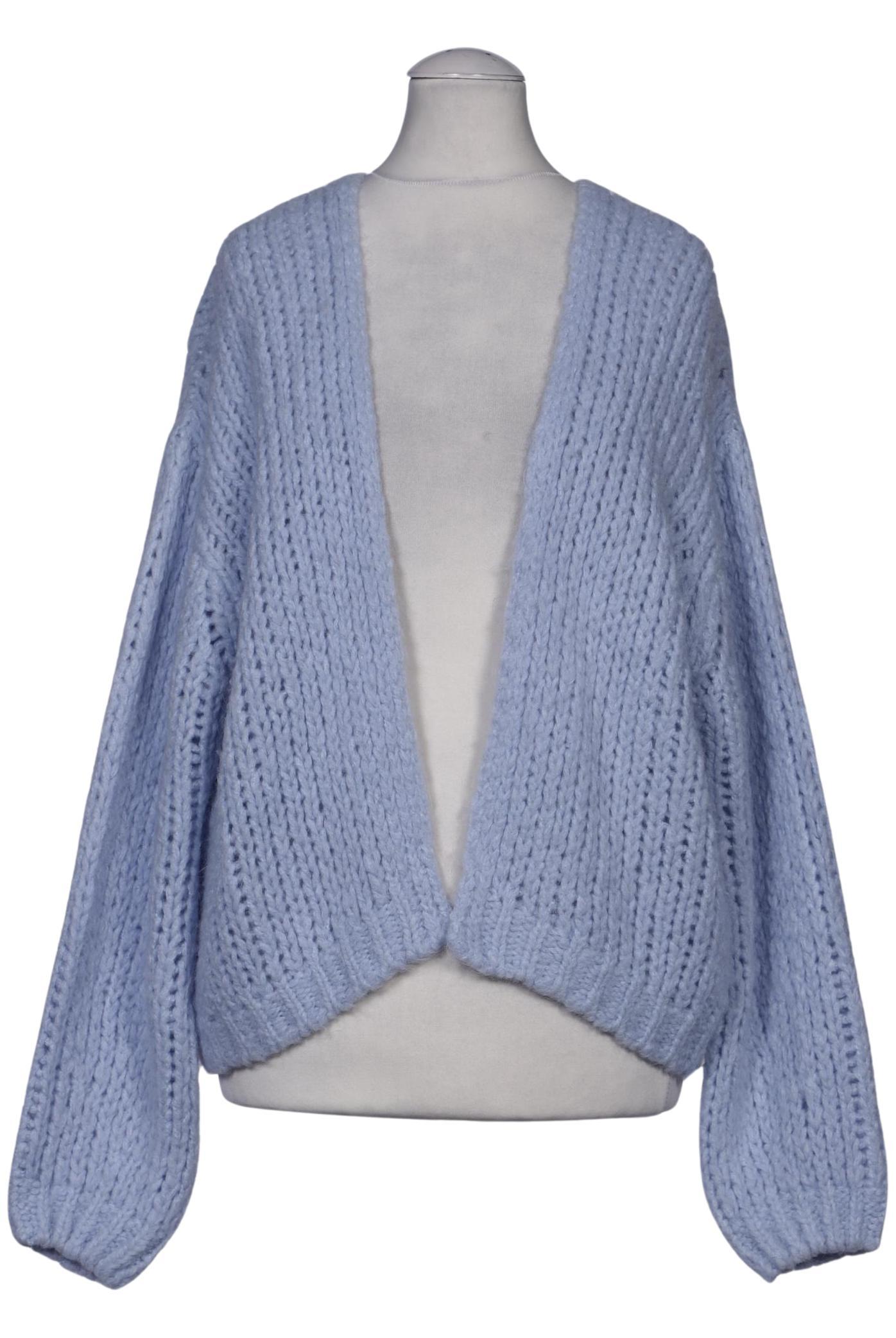 

Oui Damen Strickjacke, hellblau, Gr. 34