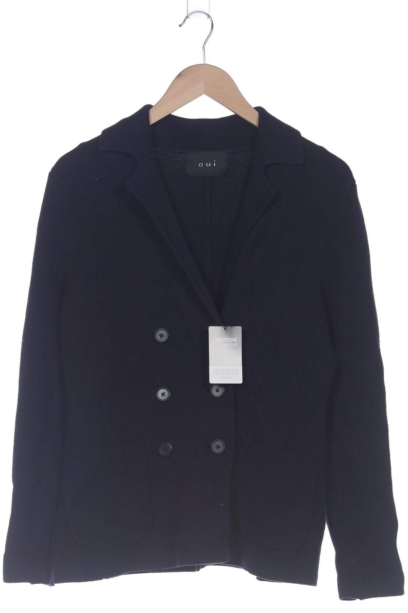 

Oui Damen Strickjacke, marineblau, Gr. 40