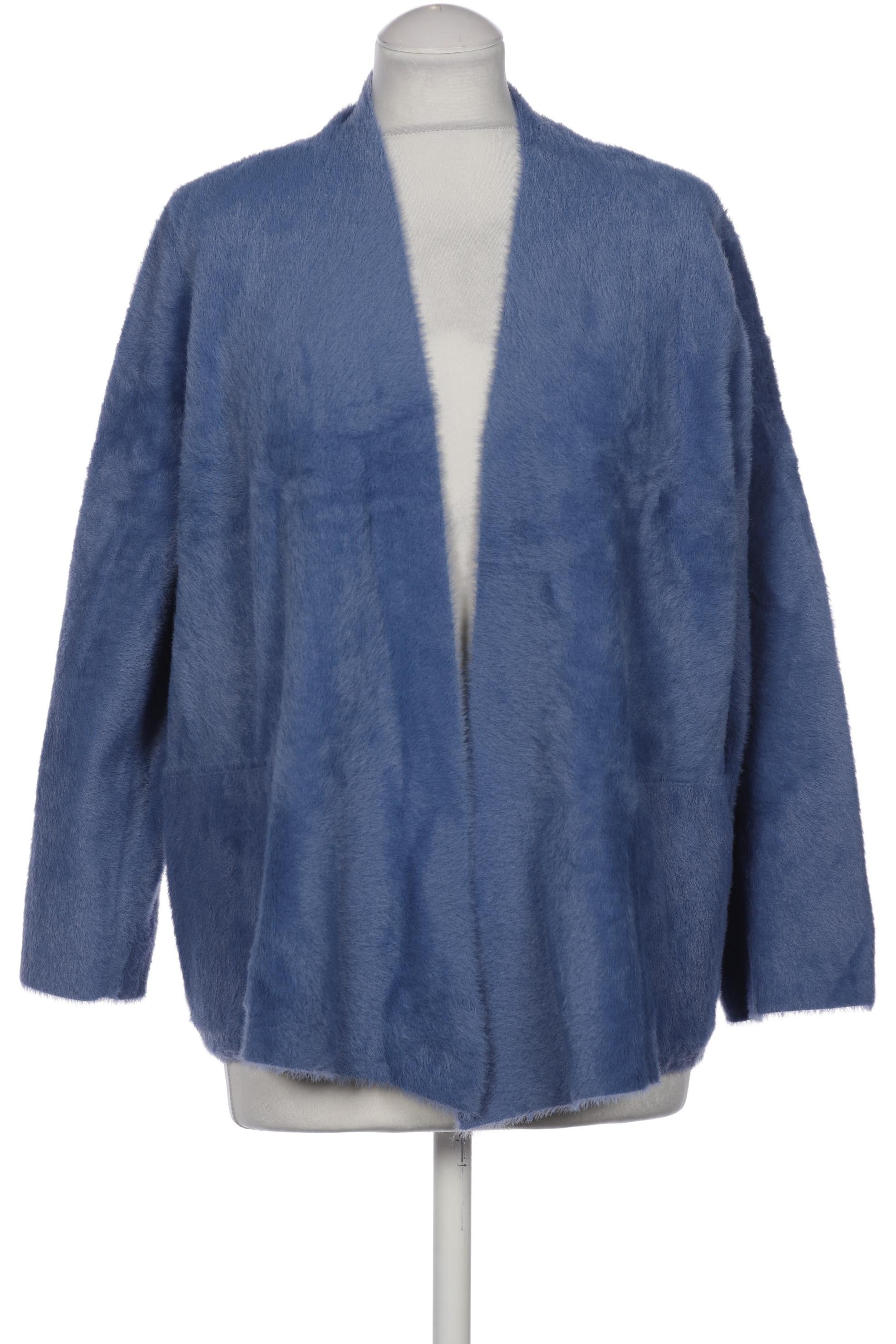 

Oui Damen Strickjacke, blau, Gr. 40