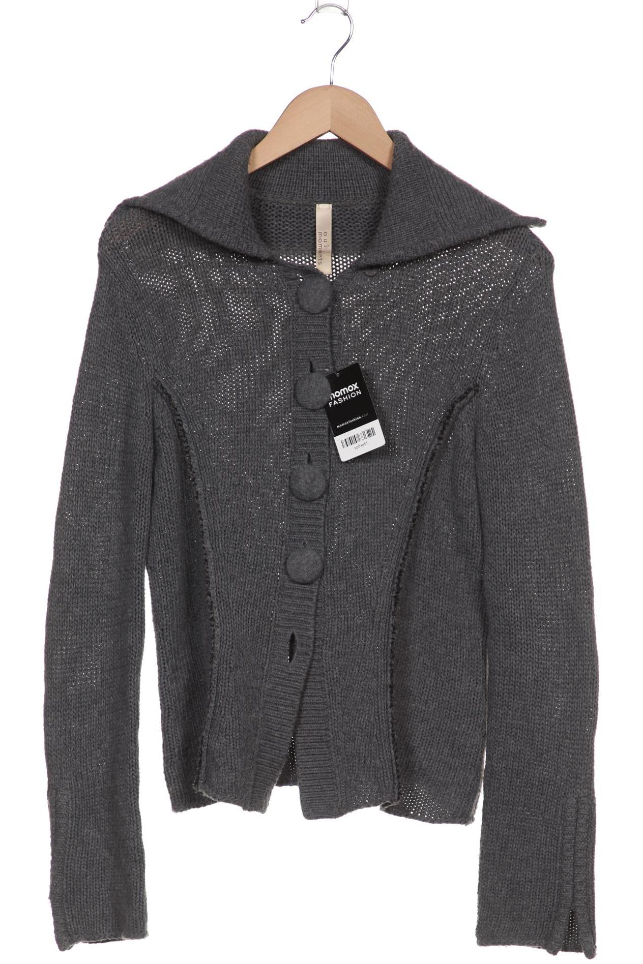 

Oui Damen Strickjacke, grau, Gr. 38