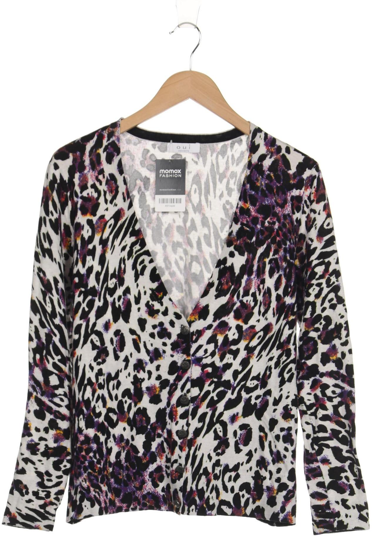 

Oui Damen Strickjacke, mehrfarbig, Gr. 44