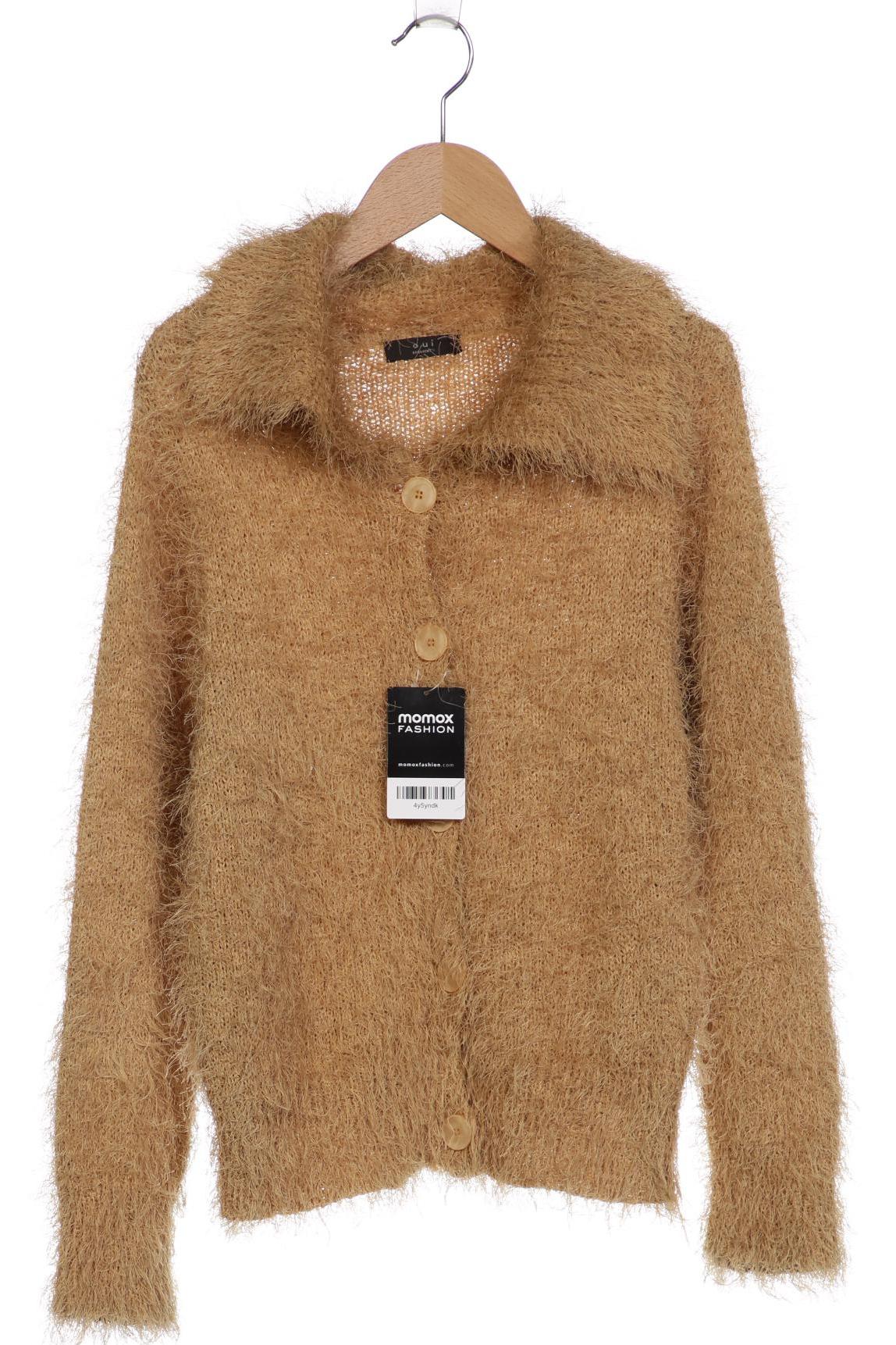

Oui Damen Strickjacke, gelb, Gr. 38