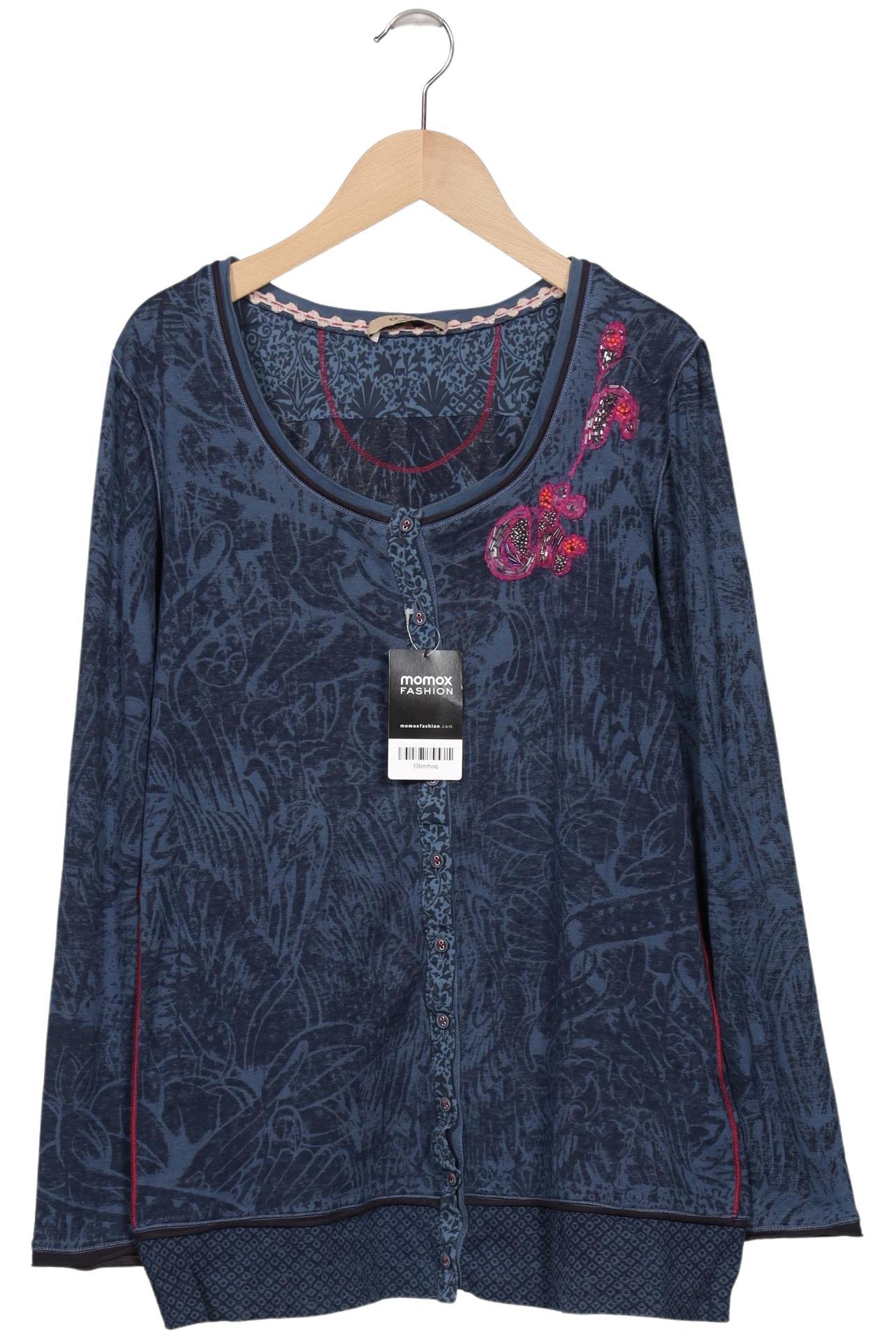 

Oui Damen Strickjacke, marineblau, Gr. 40