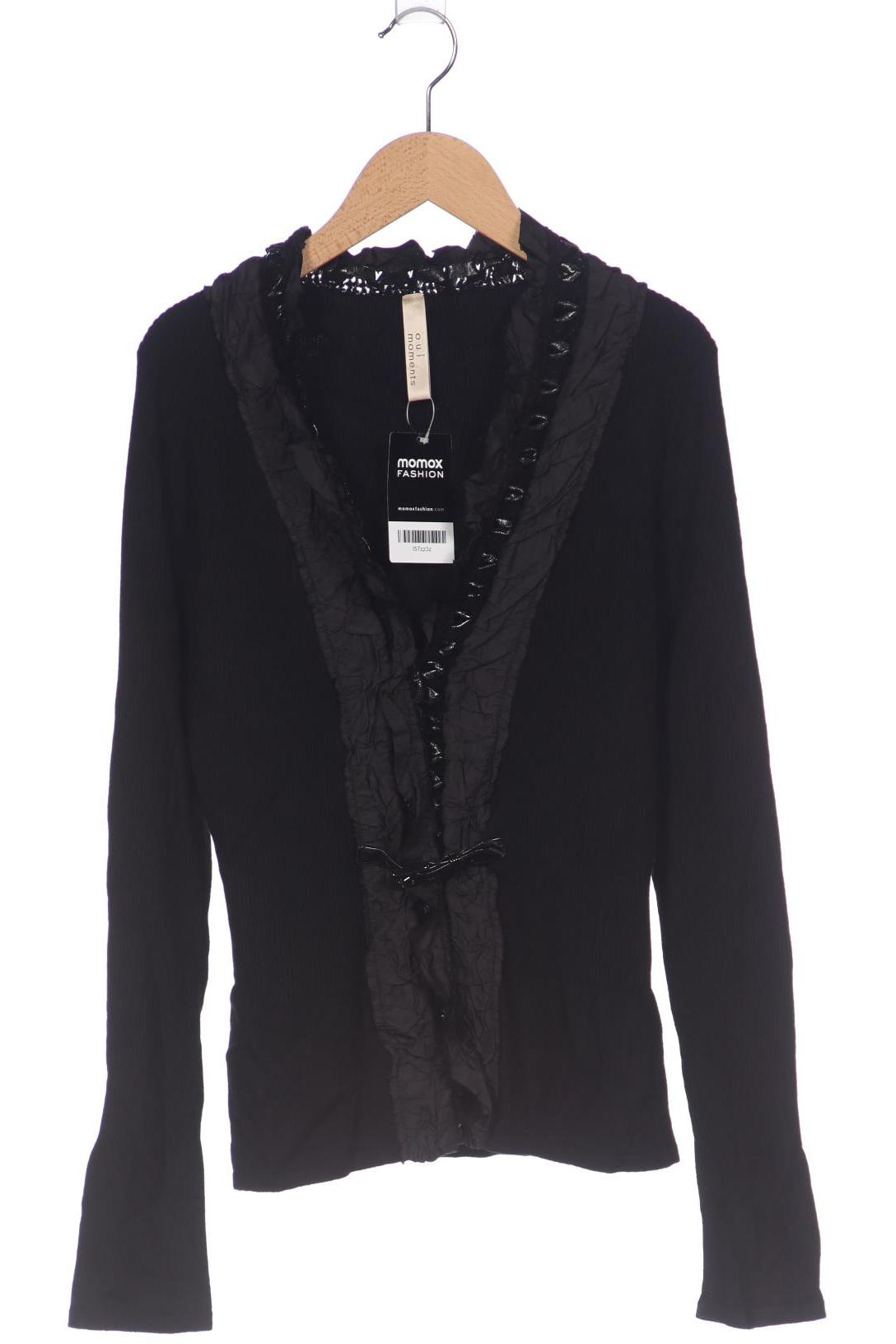

Oui Damen Strickjacke, schwarz, Gr. 38